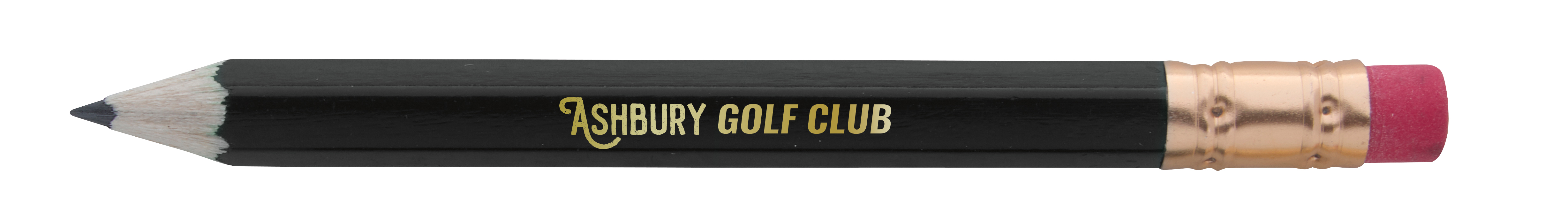 Hex Golf Pencil with Eraser 3