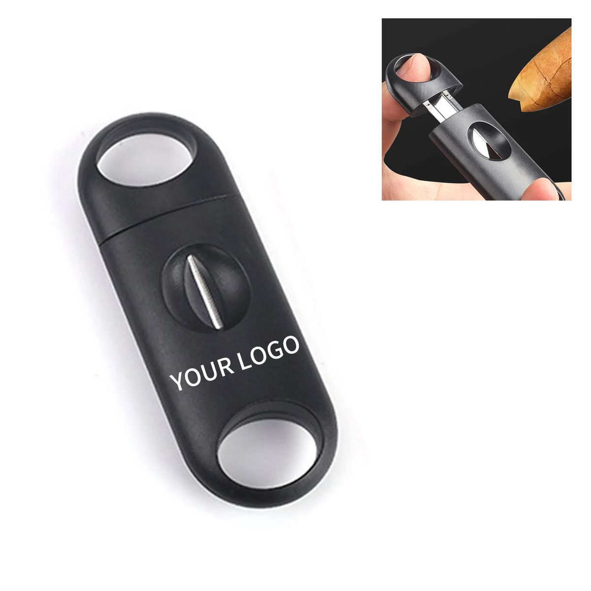Durable V Cut Cigar Cutter with Ergonomic Design 2