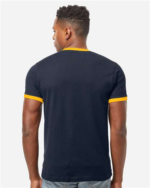 Unisex Fine Jersey Ringer T-Shirt - 246 102