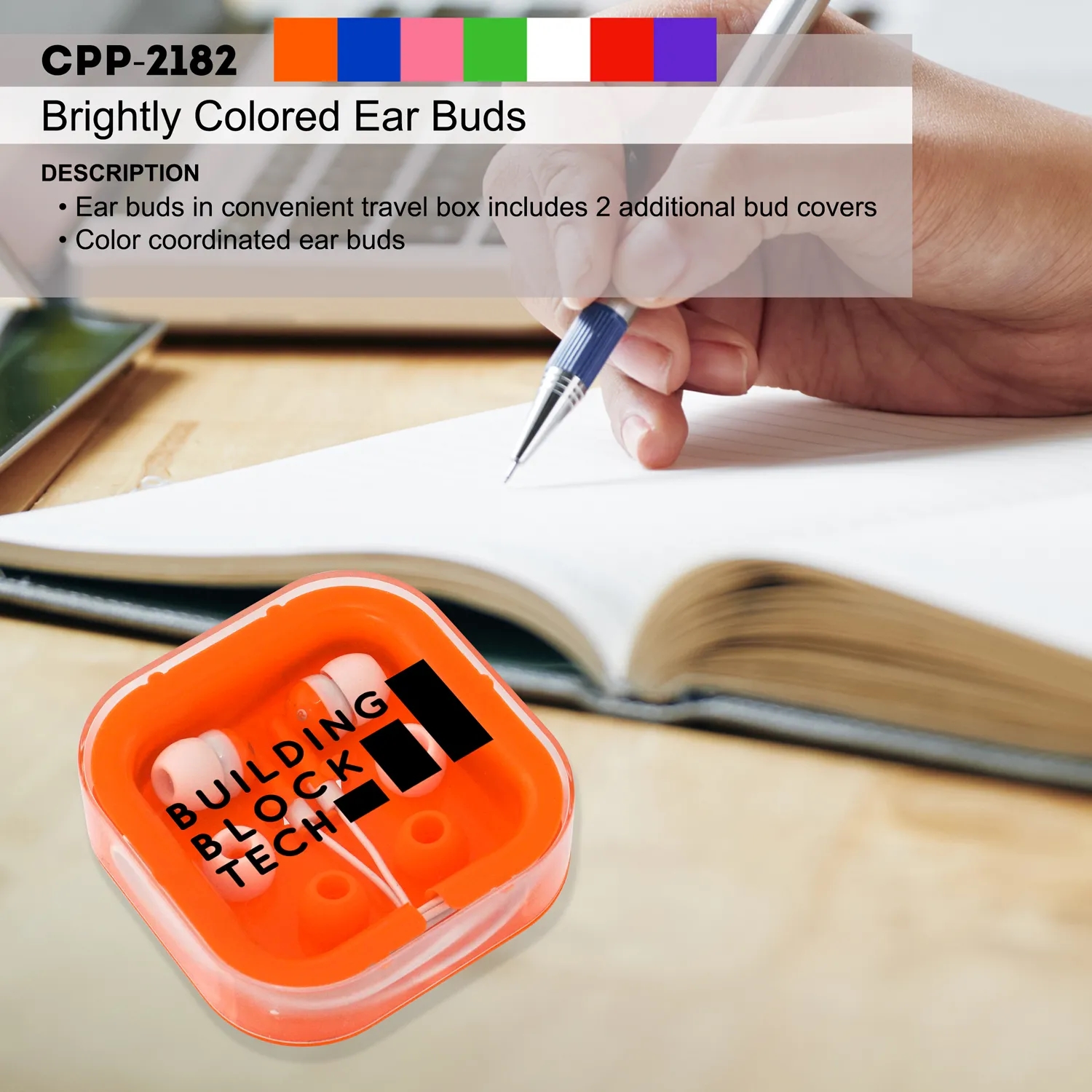 Brightly Colored Ear Buds 10