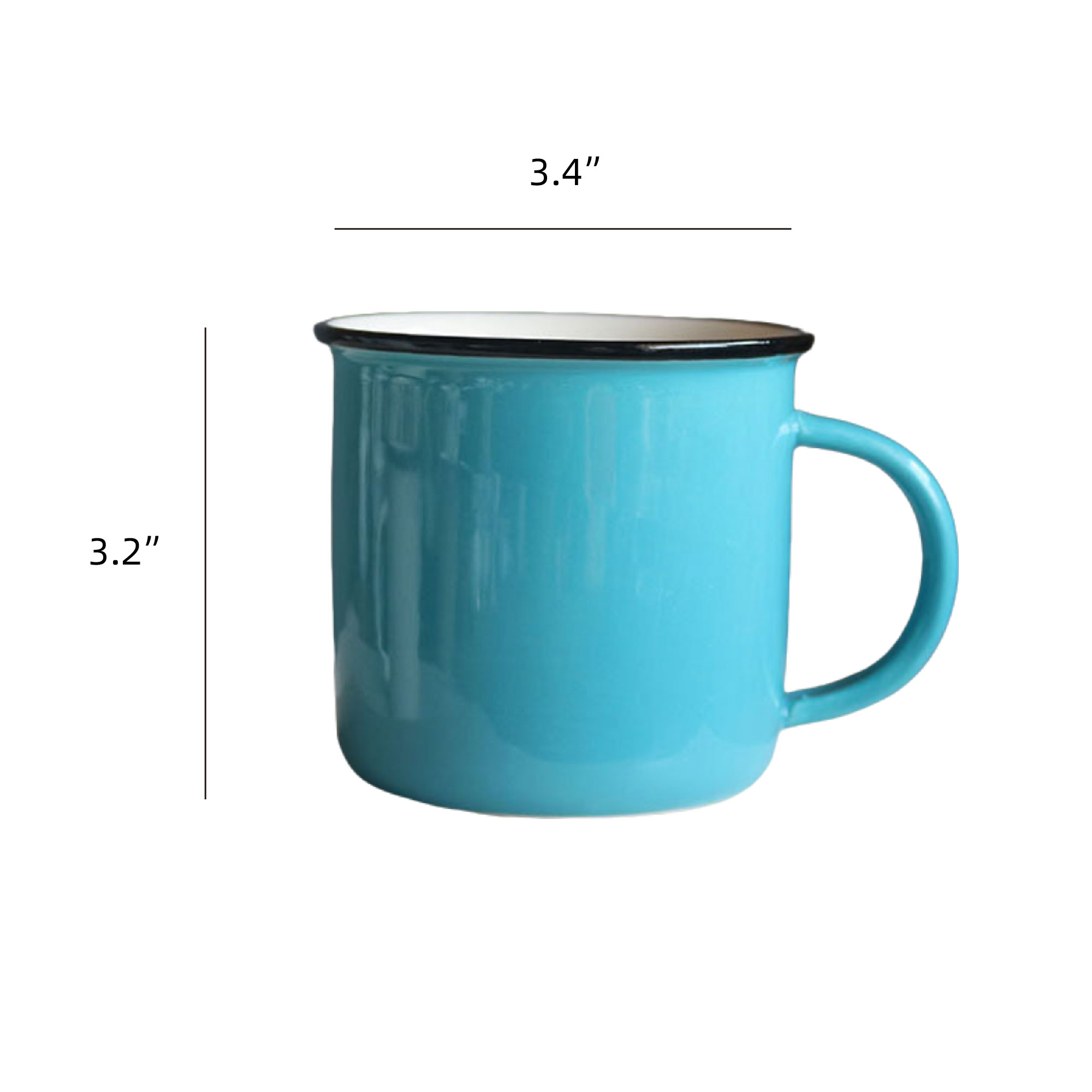 10oz Ceramic Campfire Coffee Mugs 4