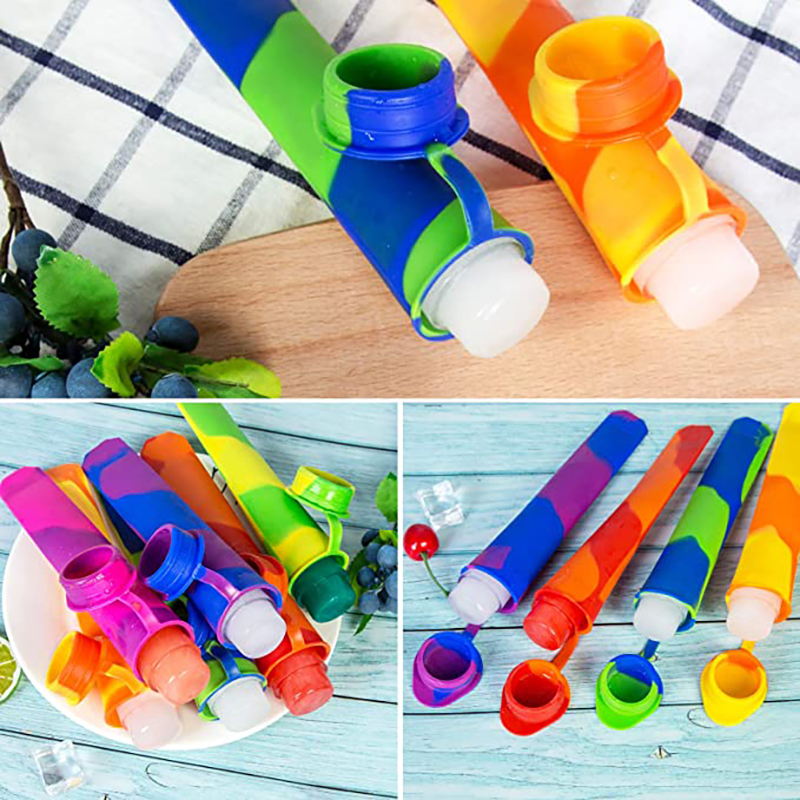 Silicone Ice Pop Molds Popsicle Maker Molds 10