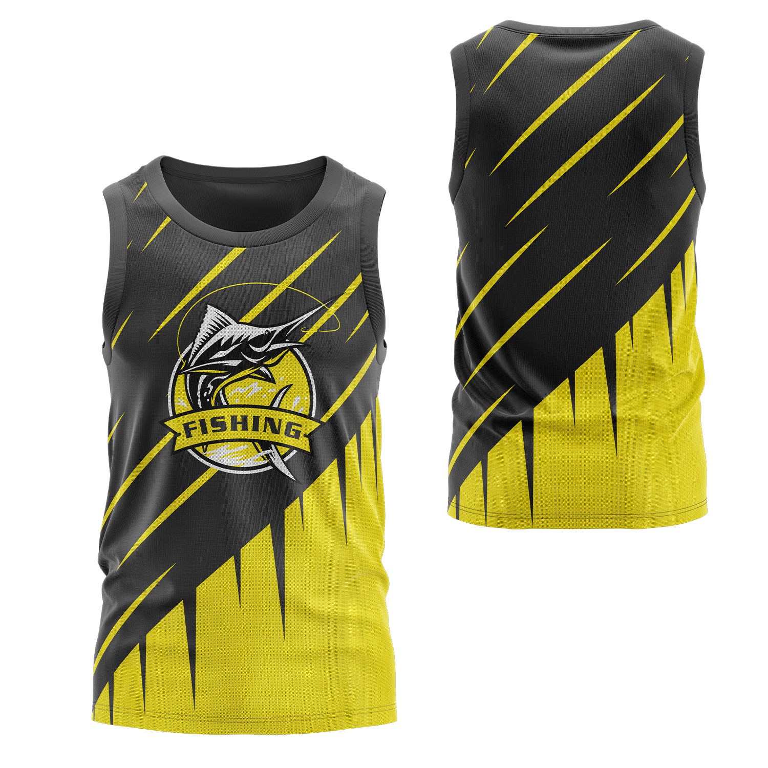 Unisex 150 GSM Short Hole Mesh Performance Sublimation Tank 3