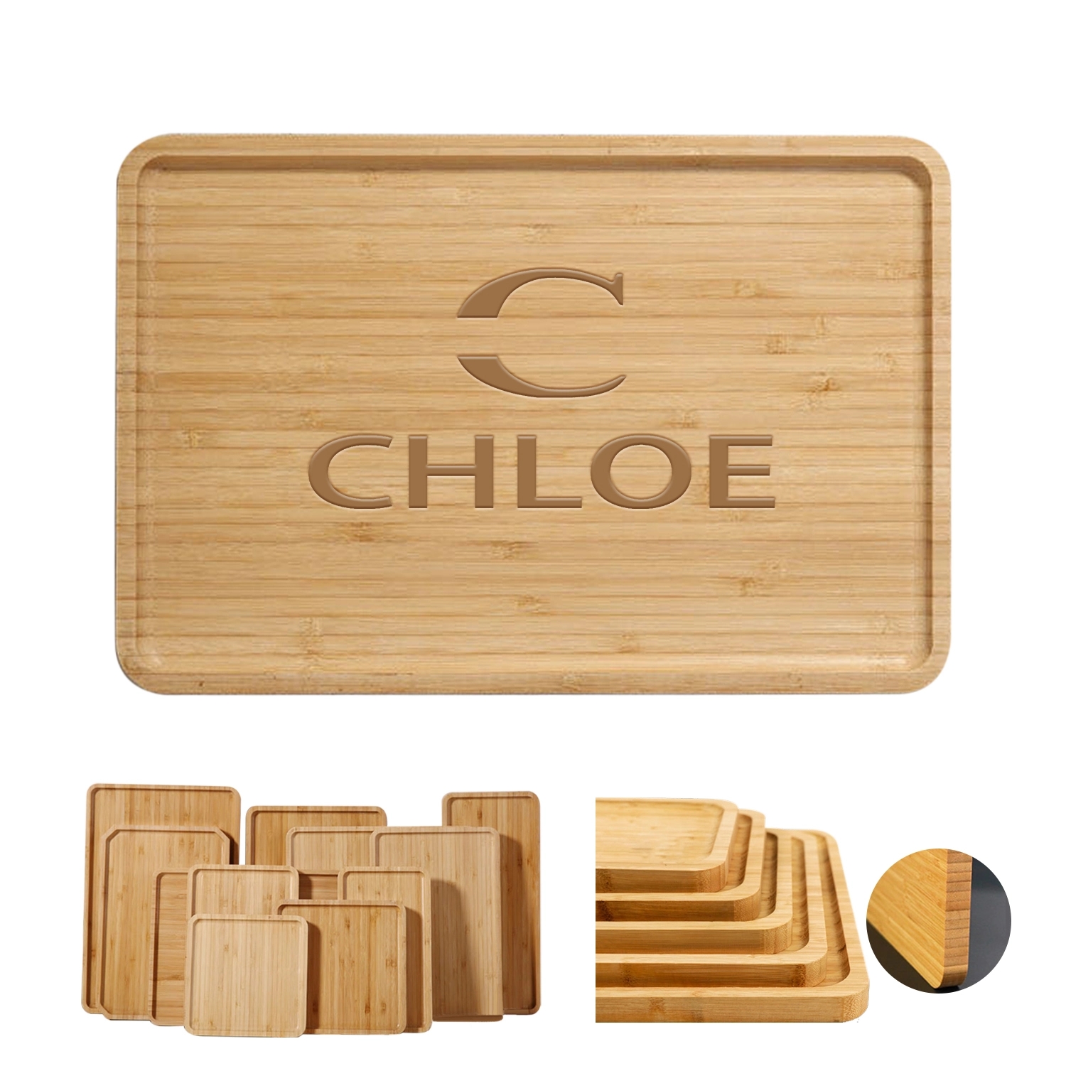 Wooden Dinner Plate 3