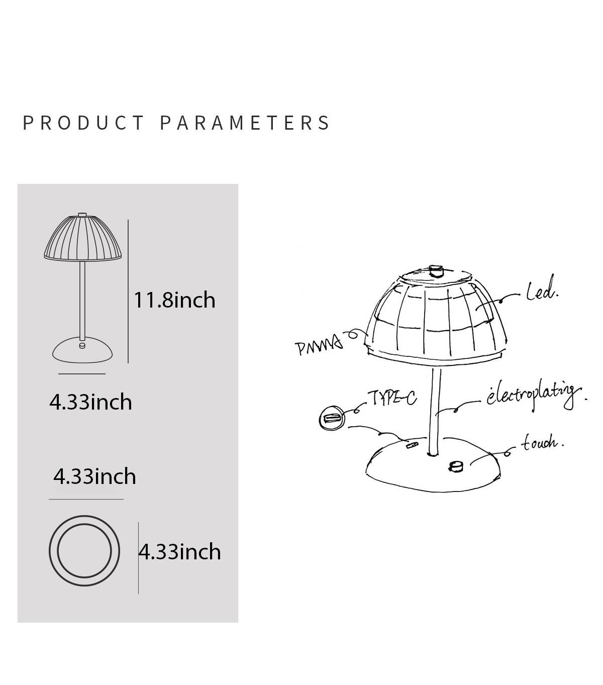 Touch Light Charging Atmosphere Table Lamp 7