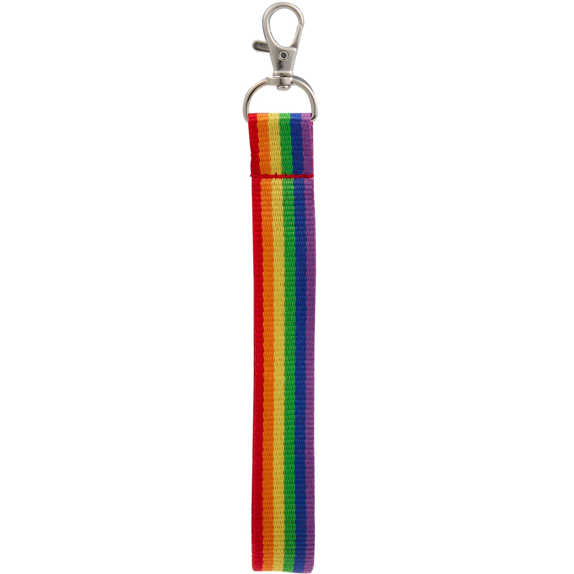 Recycled Rainbow Wrist Lanyard 8