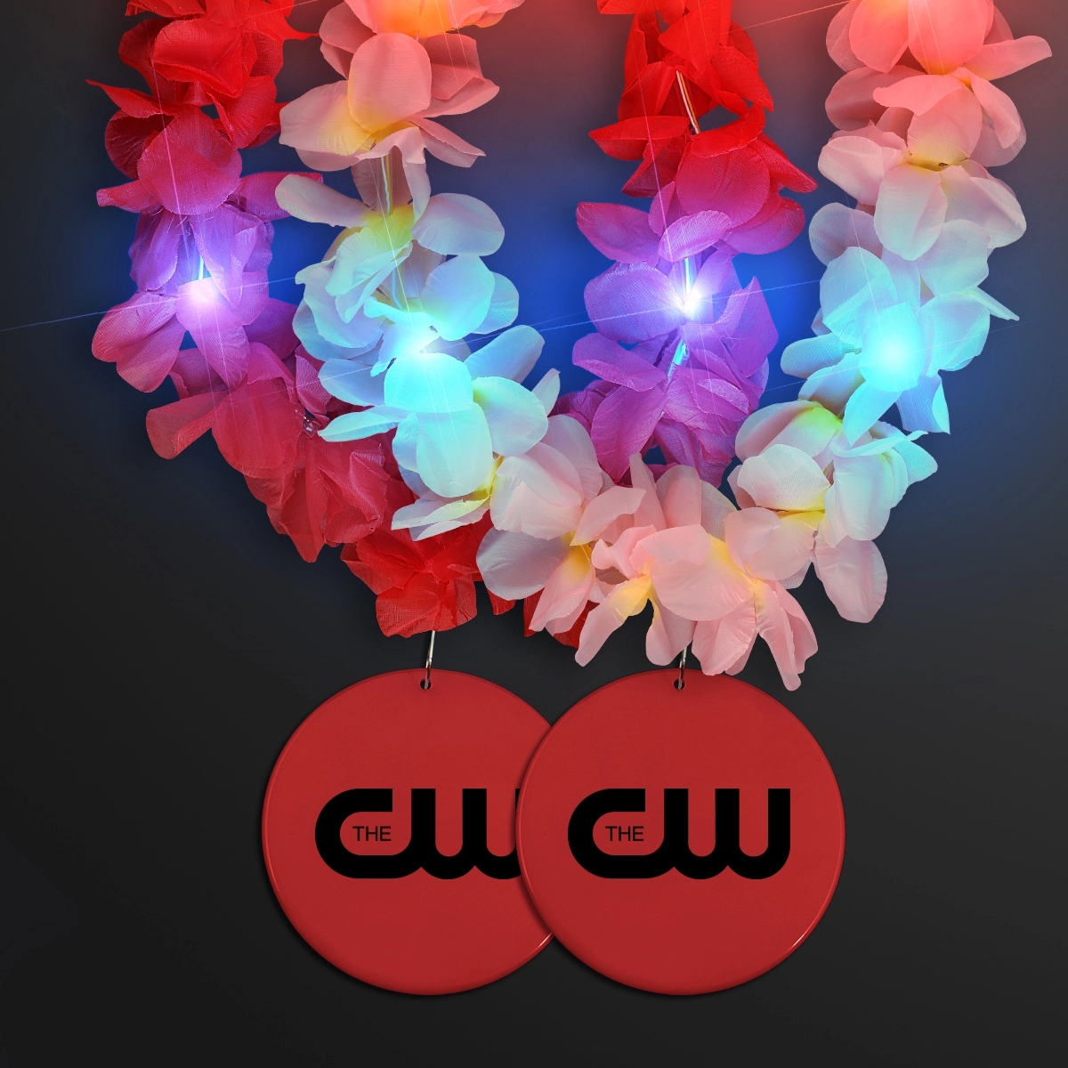 Light Up Hawaiian Leis with Custom Circle Medallion 26