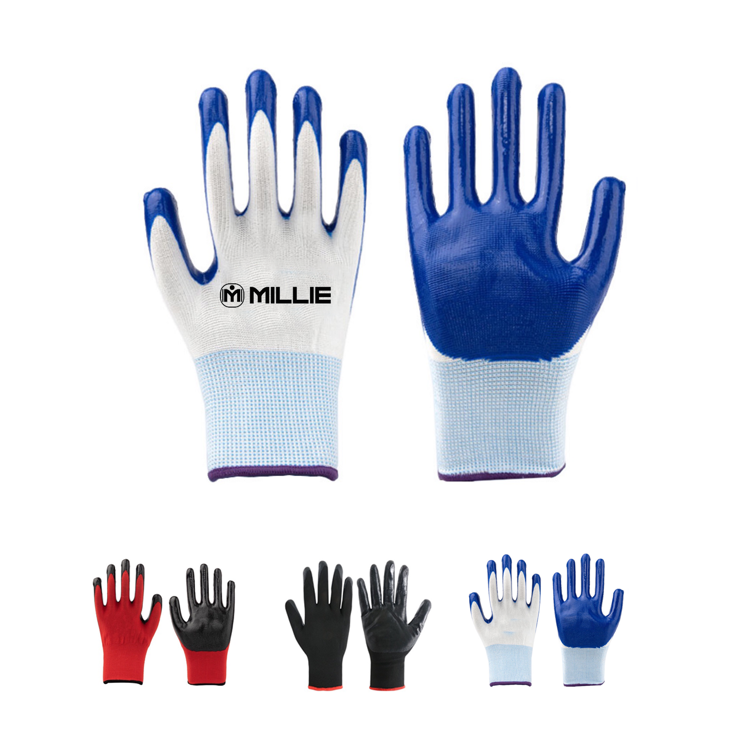 Wear-resistant Nitrile Dipped Gloves 1