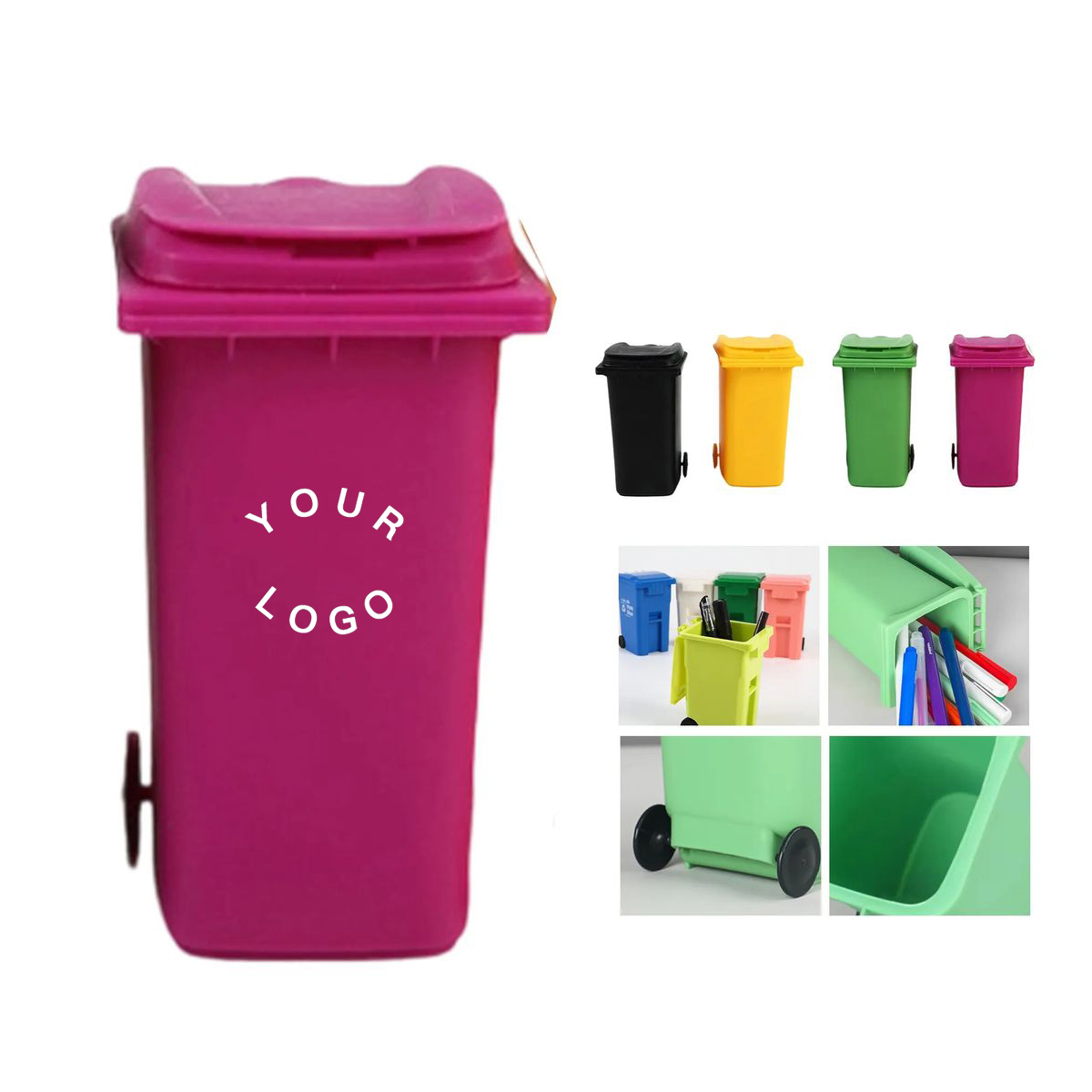 Novelty Office Pen Cup Waste Bin Design 2