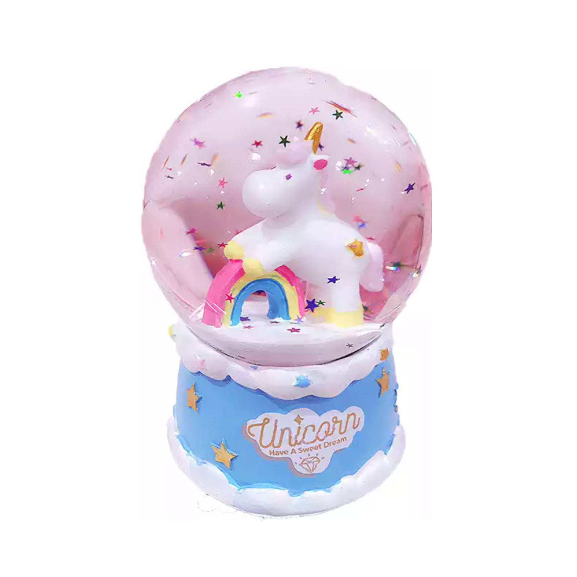 Custom Resin Unicorn Snow Globe 1