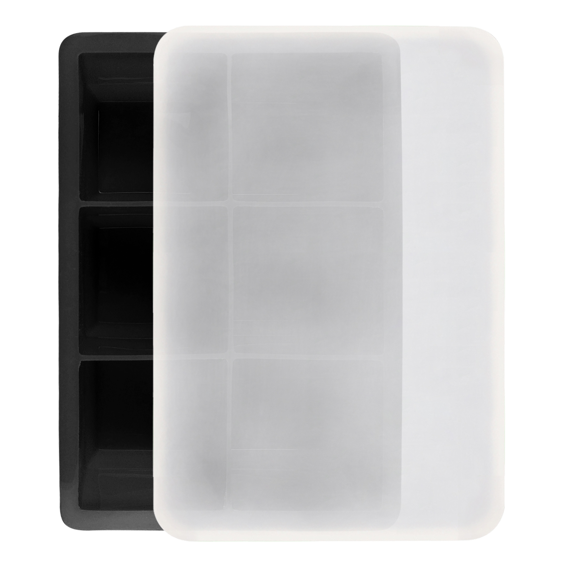 6 Flexible Silicone Ice Cube Trays 3