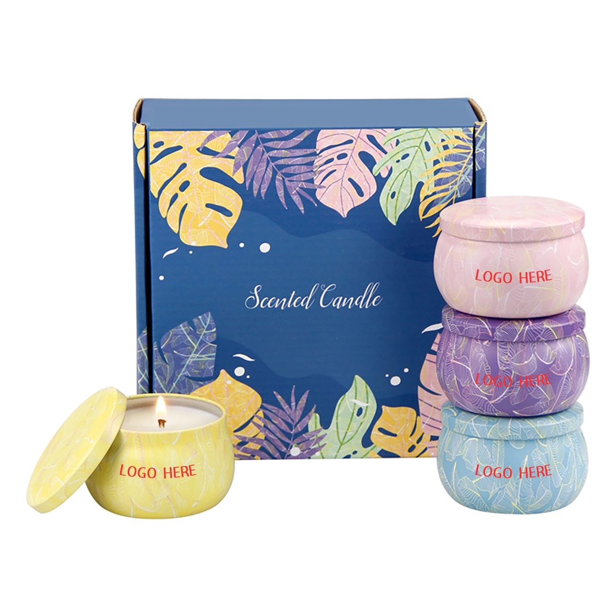 Scented Candles Gift Set 4