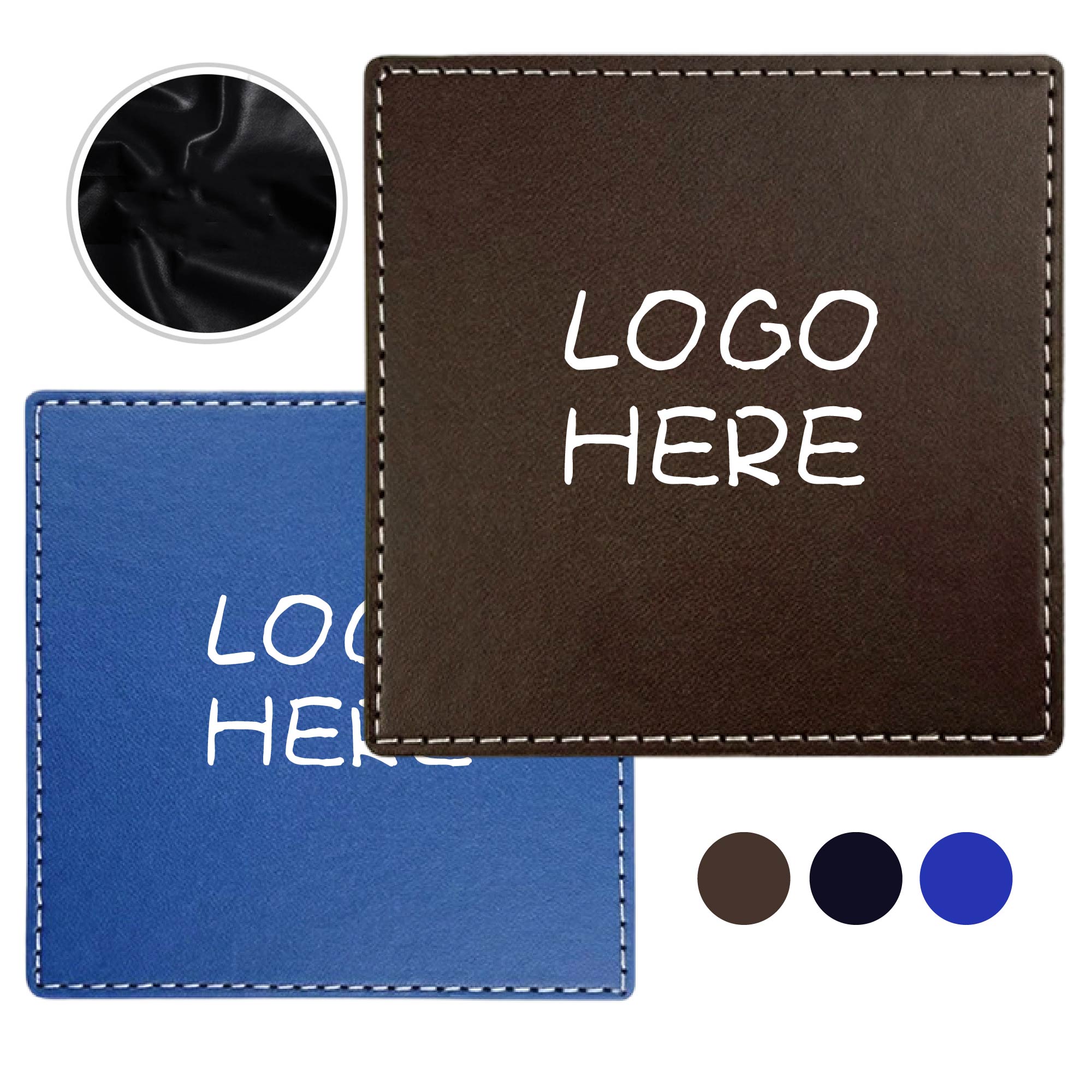 Square PU Leather Coaster 2