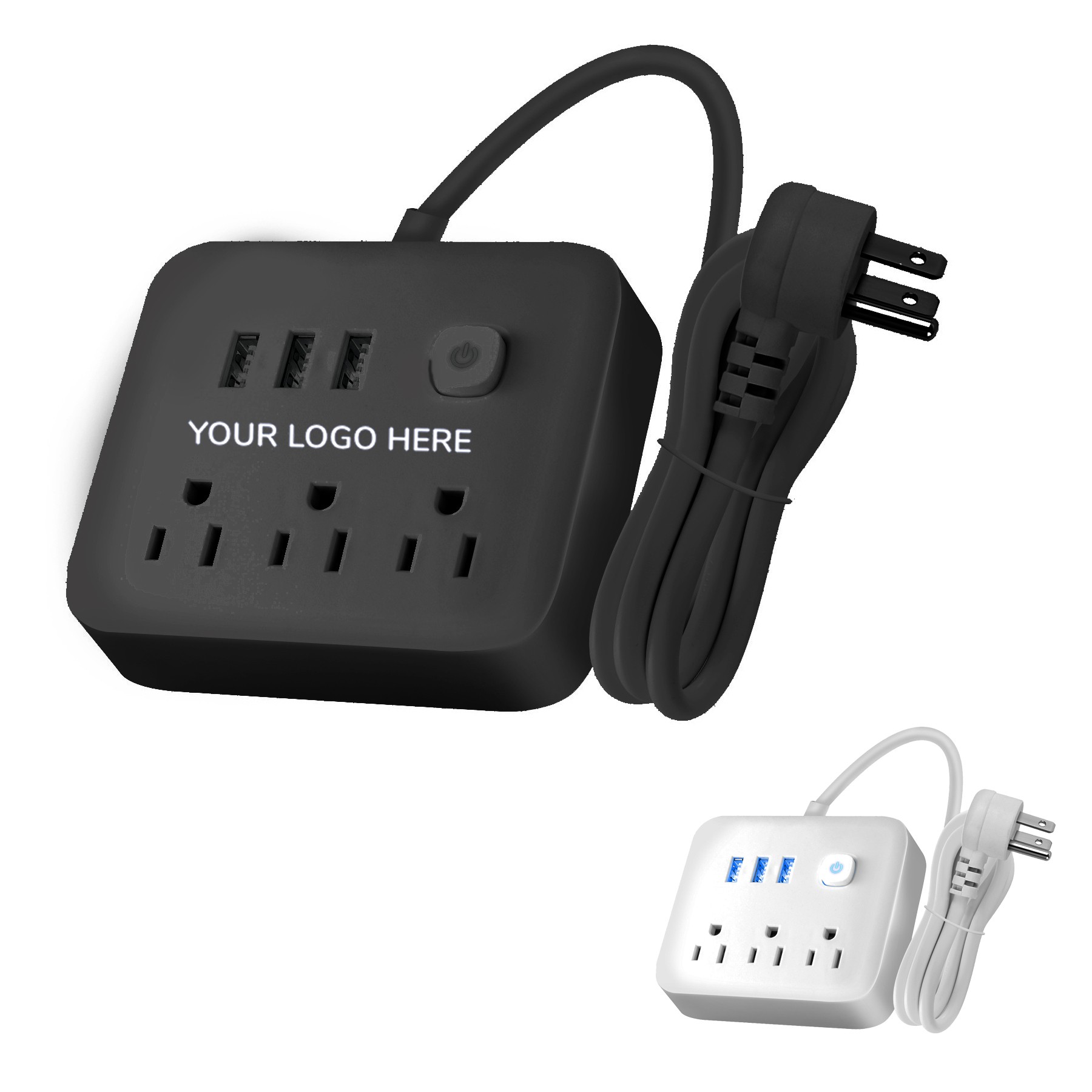 3 Outlet & 3 USB Port Charging Station Power Strip
