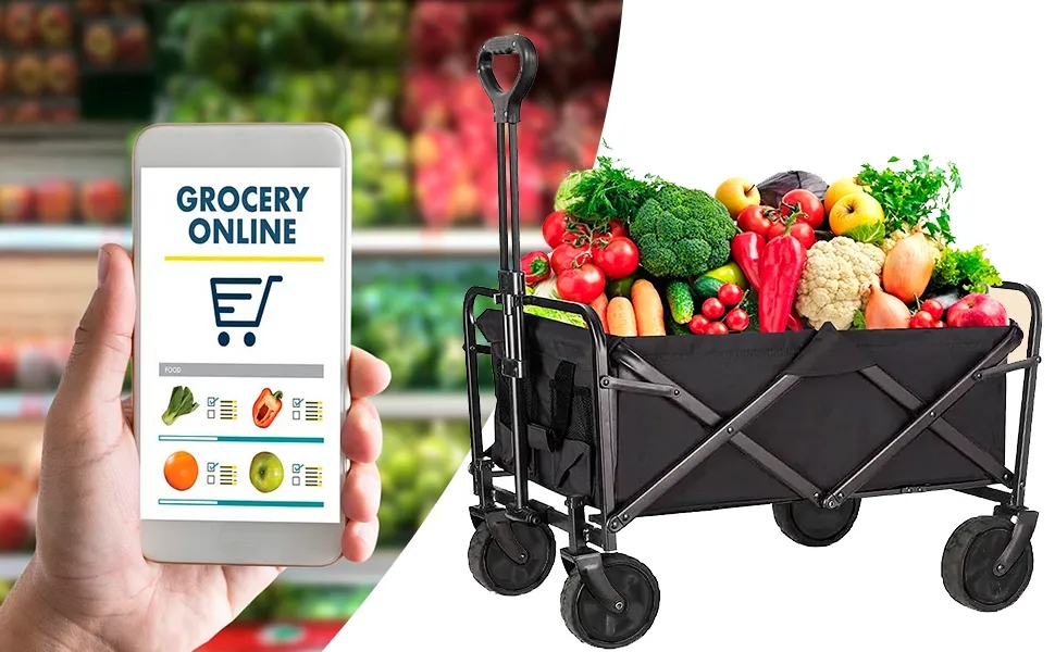 Collapsible Folding Utility Wagon 2