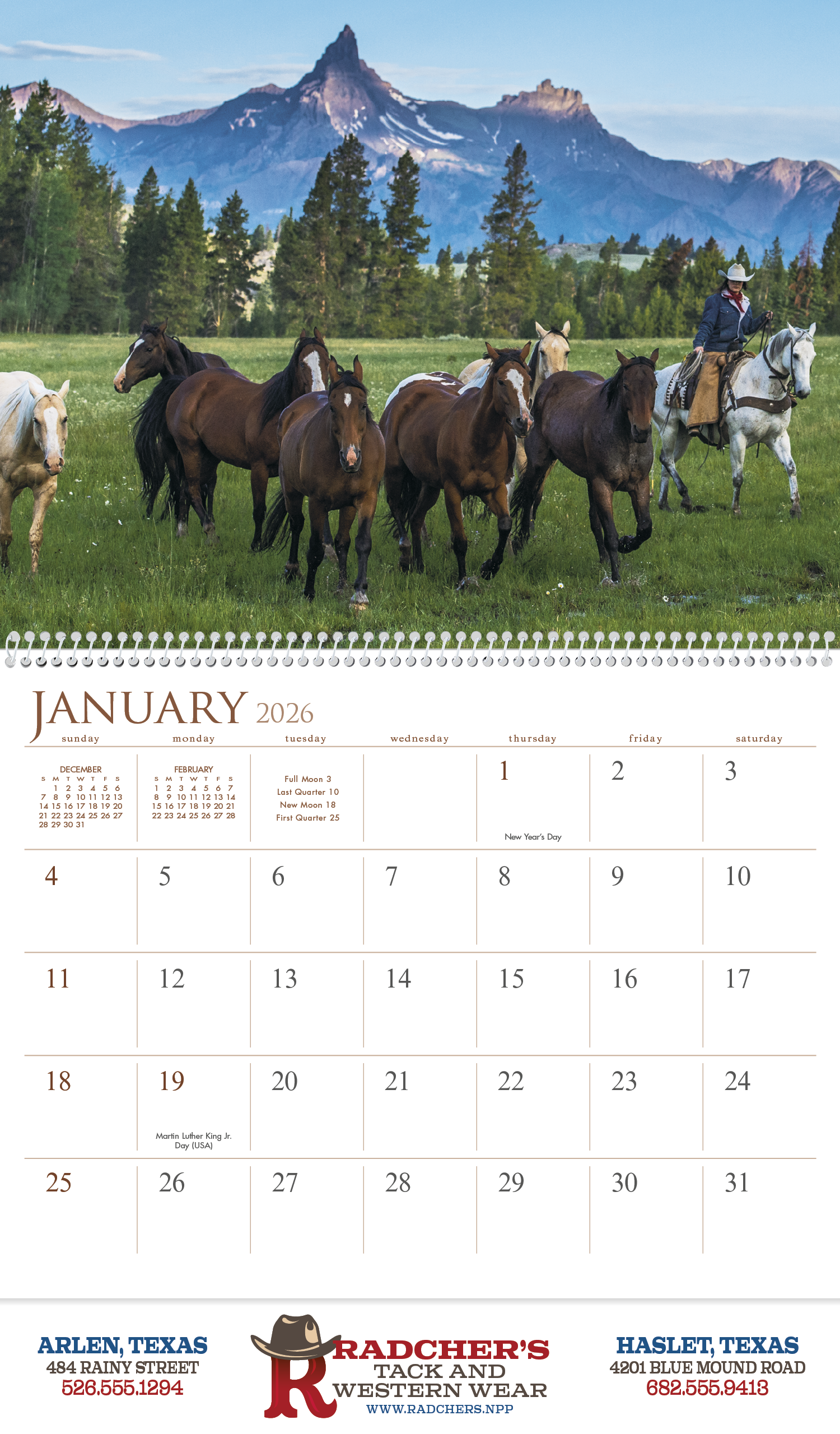 Triumph® Calendars Visions of the West Calendar 10