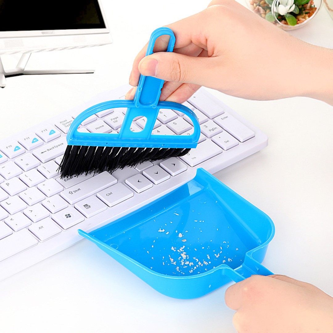 Mini Cleaning Brush and Dustpan Set 6