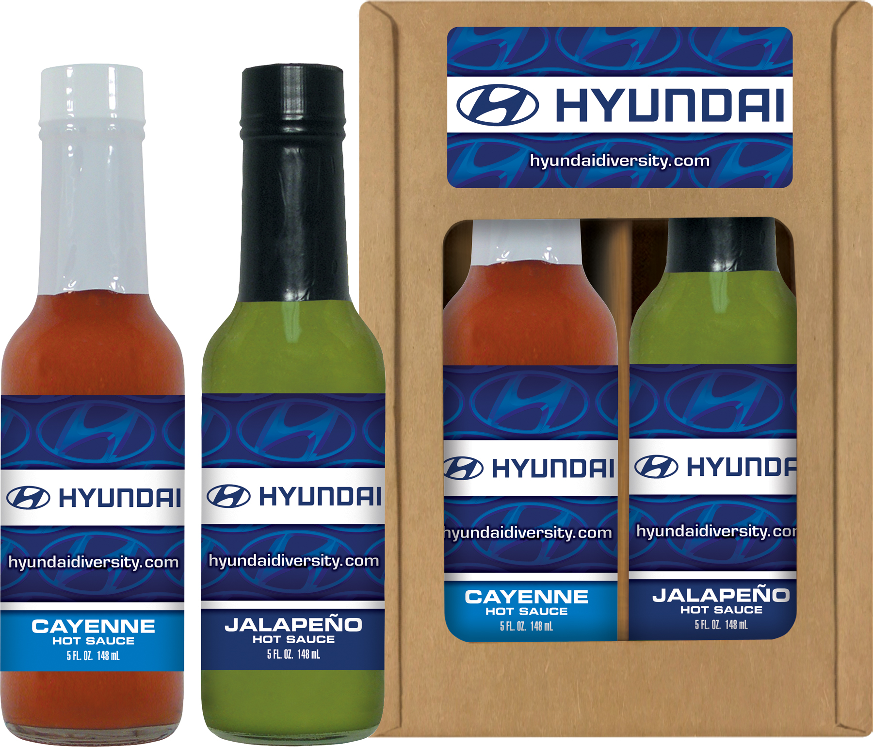 Two Pepper Hot Sauce Pack (2x5oz) 2