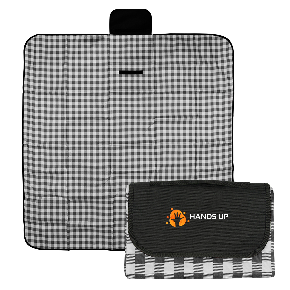 Gingham Roll-Up Picnic Blanket 10
