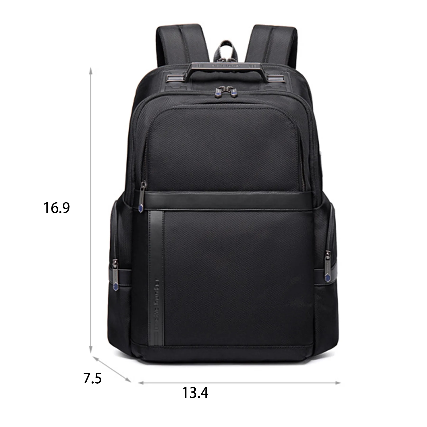 Polyester Multicolor Backpackwith USB ChargerPort 4