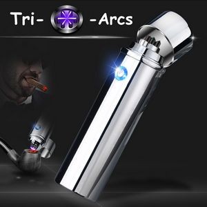 Three Electric Arc Lighter With Flip Cap And USB Charging 29