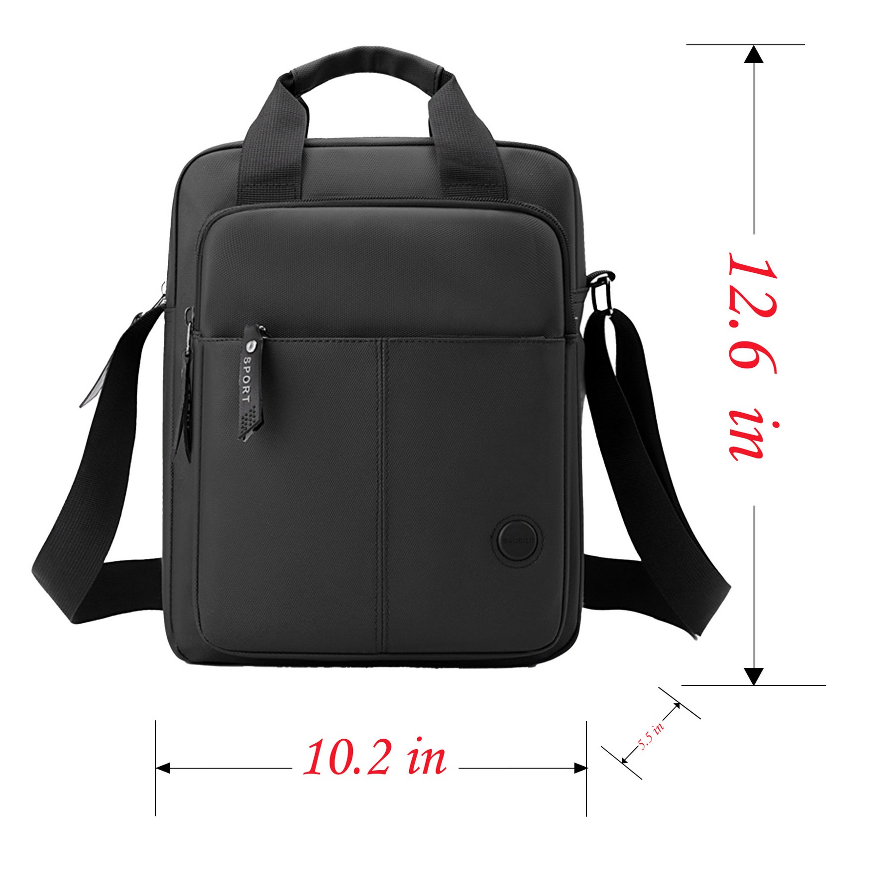 Men's Messenger Bag, custom messenger bag with logo imprint 2