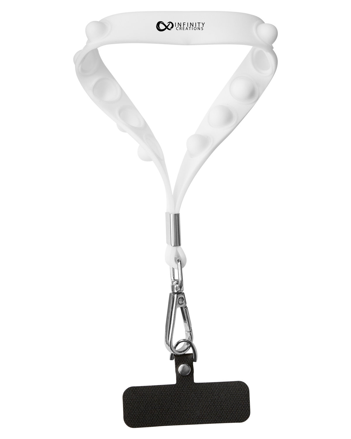 Push Pop Wrist Strap Keychain With Phone Holder 3
