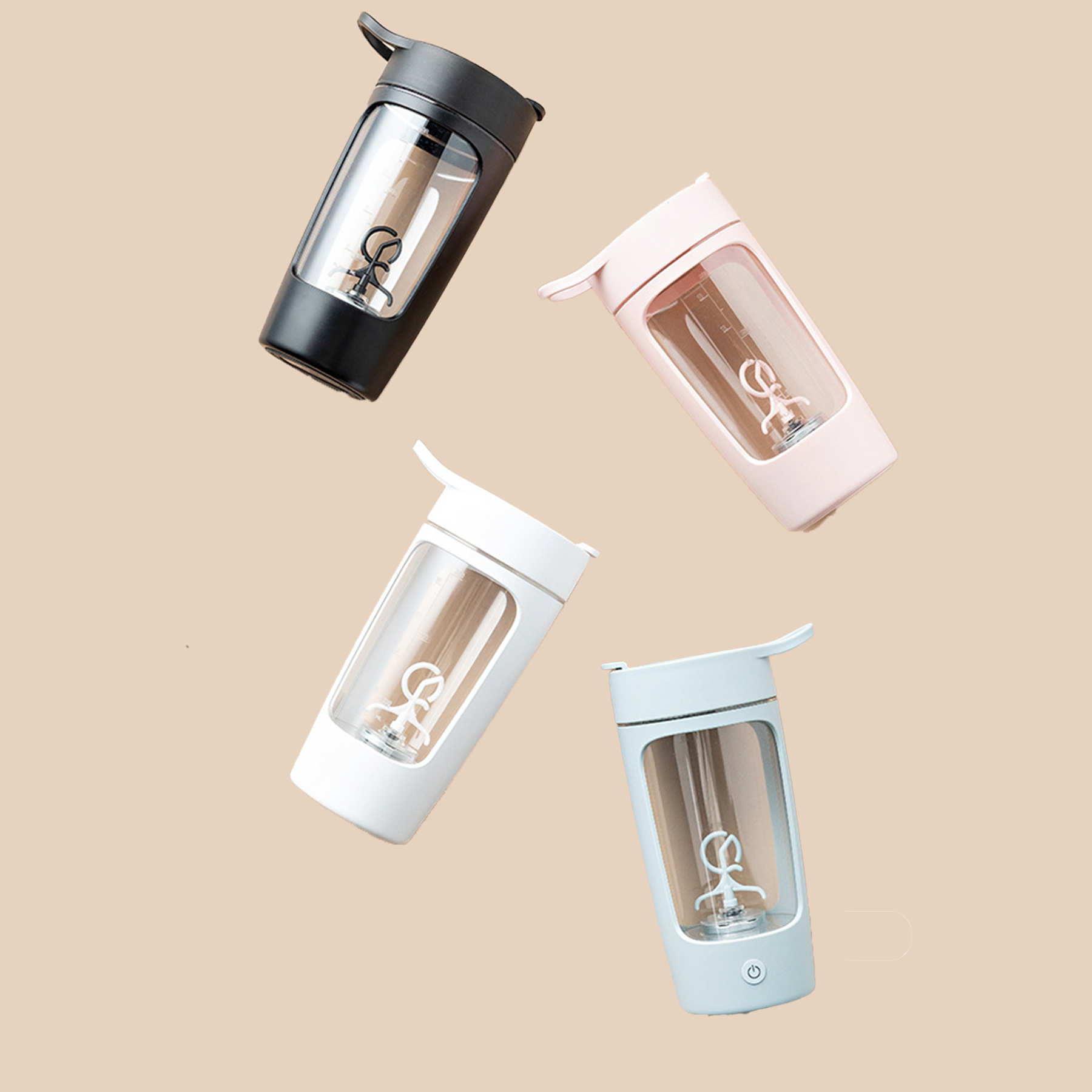 Electric Protein Shaker Bottle Cups 4