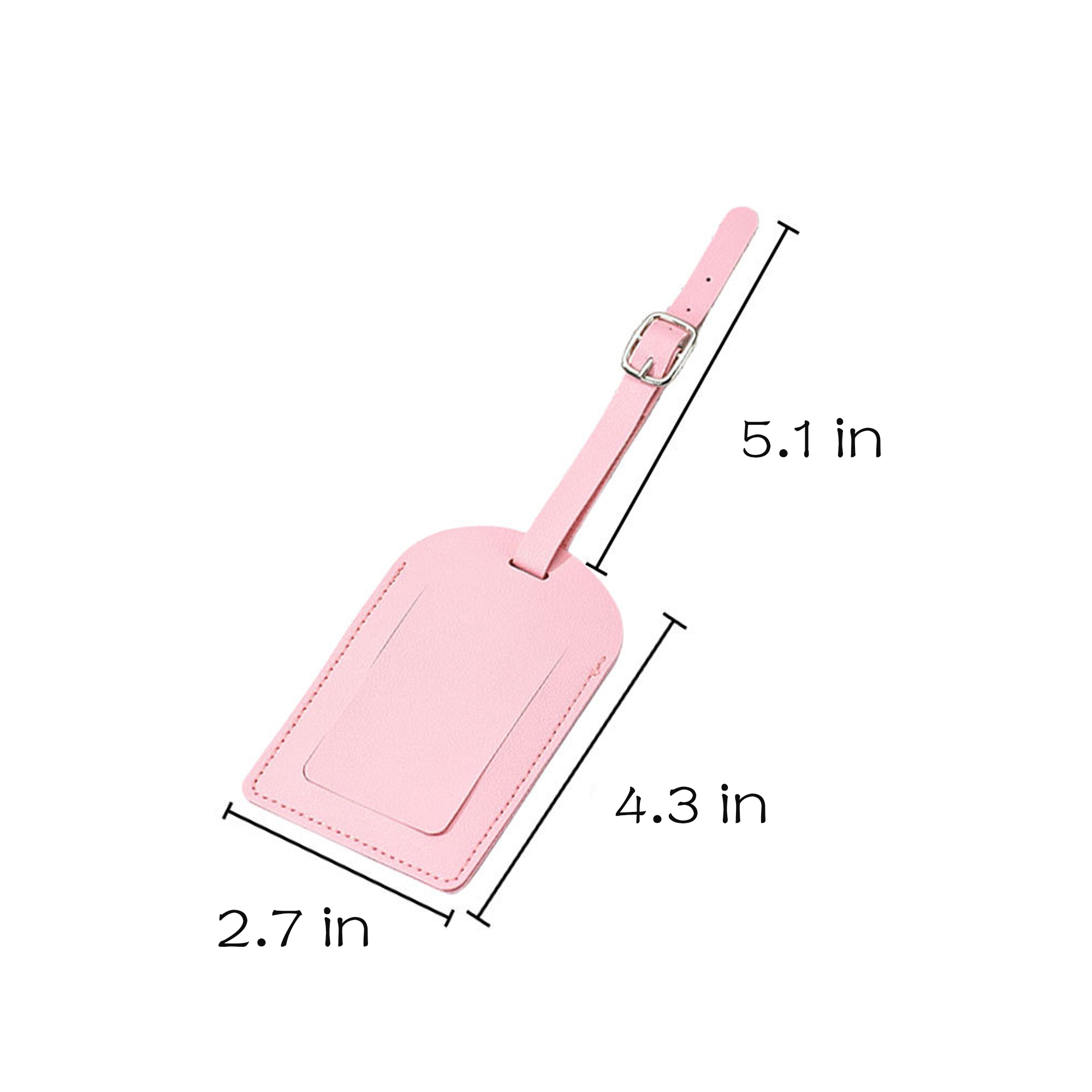 Portable Premium Leather Luggage Tag 7