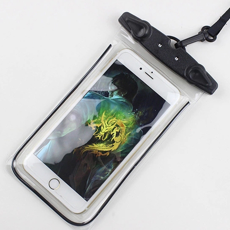 PVC Waterproof Phone Pouch W/ Luminous Strip 4