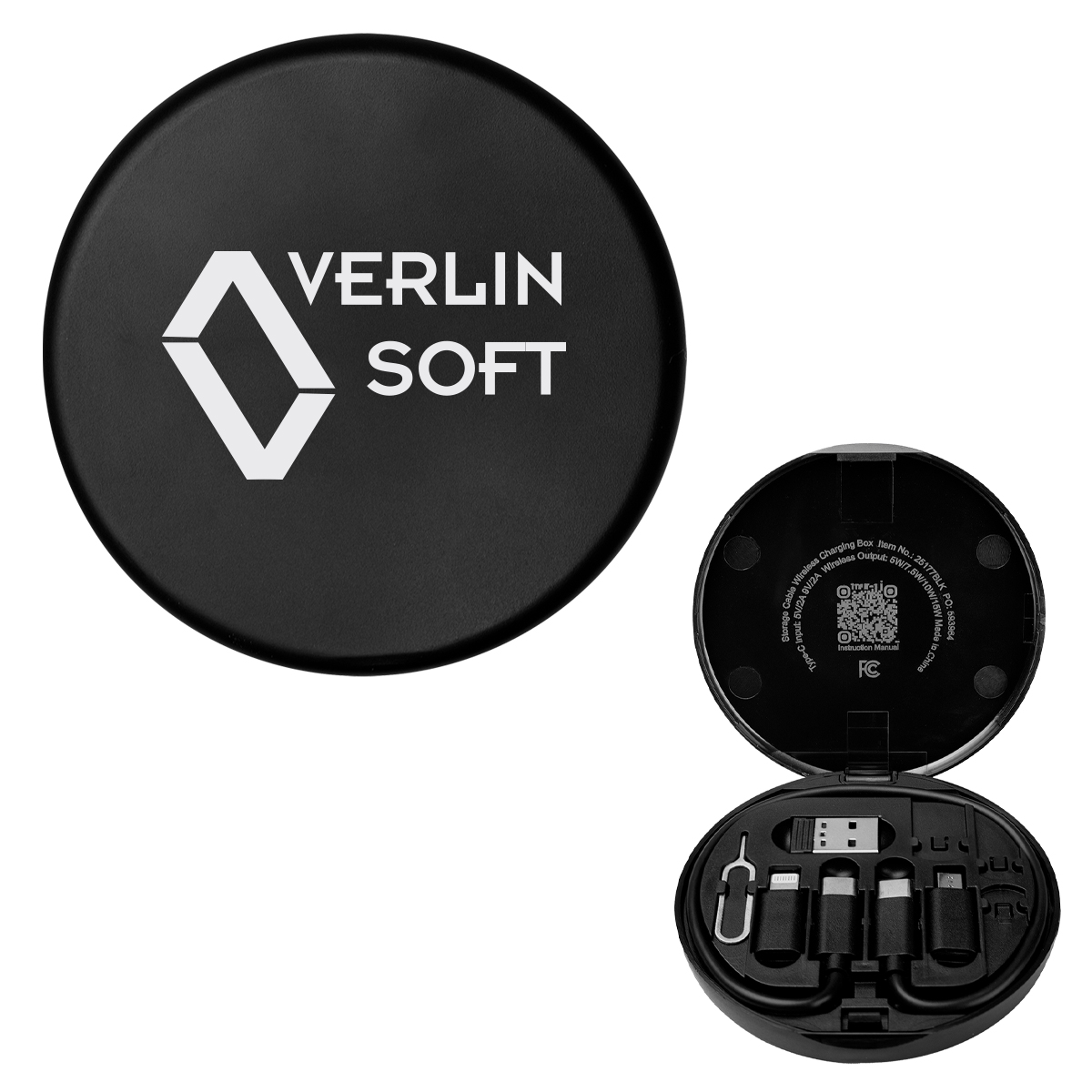 Charging Cord & Adapter Set In Wireless Charging Case 8