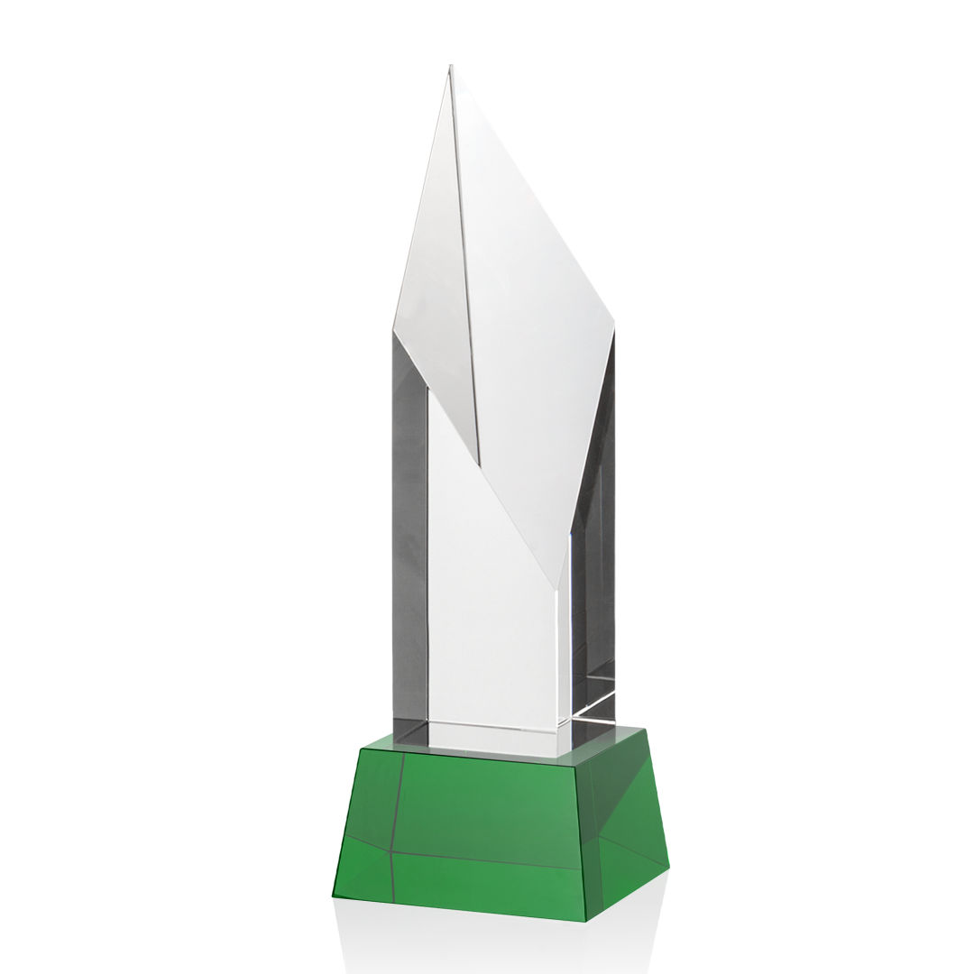 Vertex VividPrint™ Award on Base - Green 3