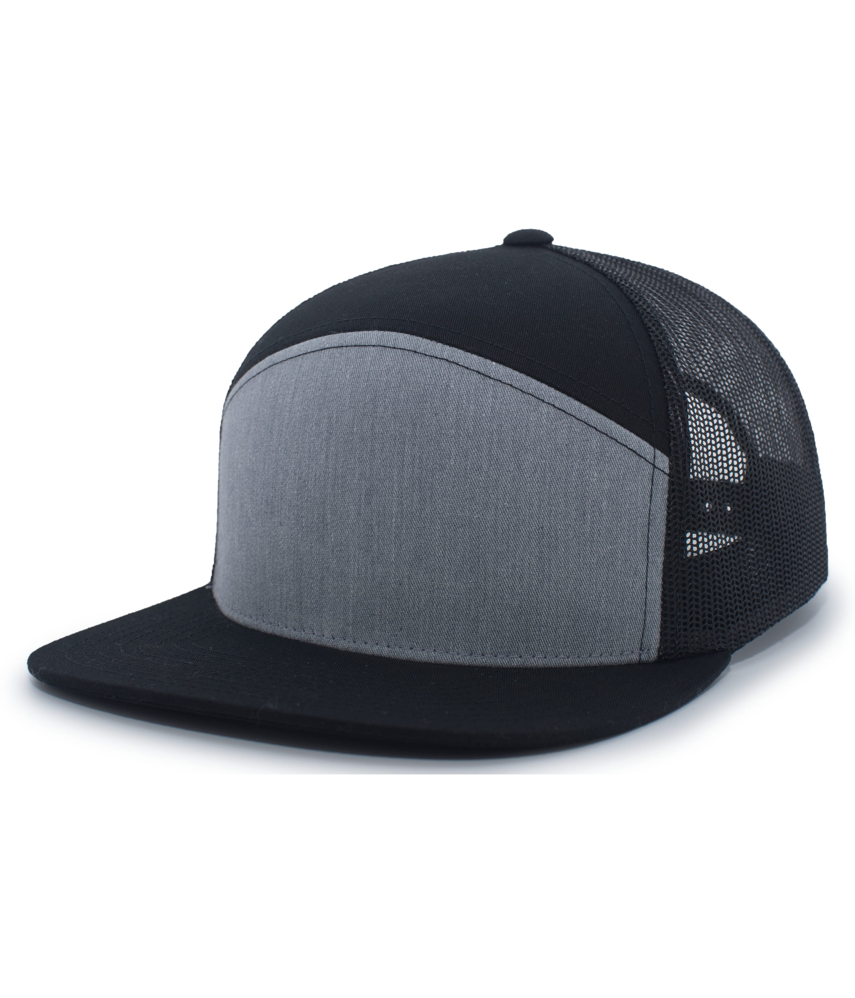 6-Panel Arch Trucker Snapback Cap 2
