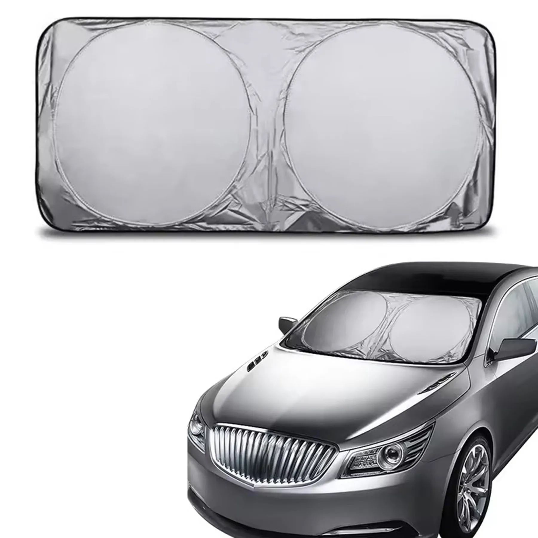 Double Circle Car Sun Shade 1