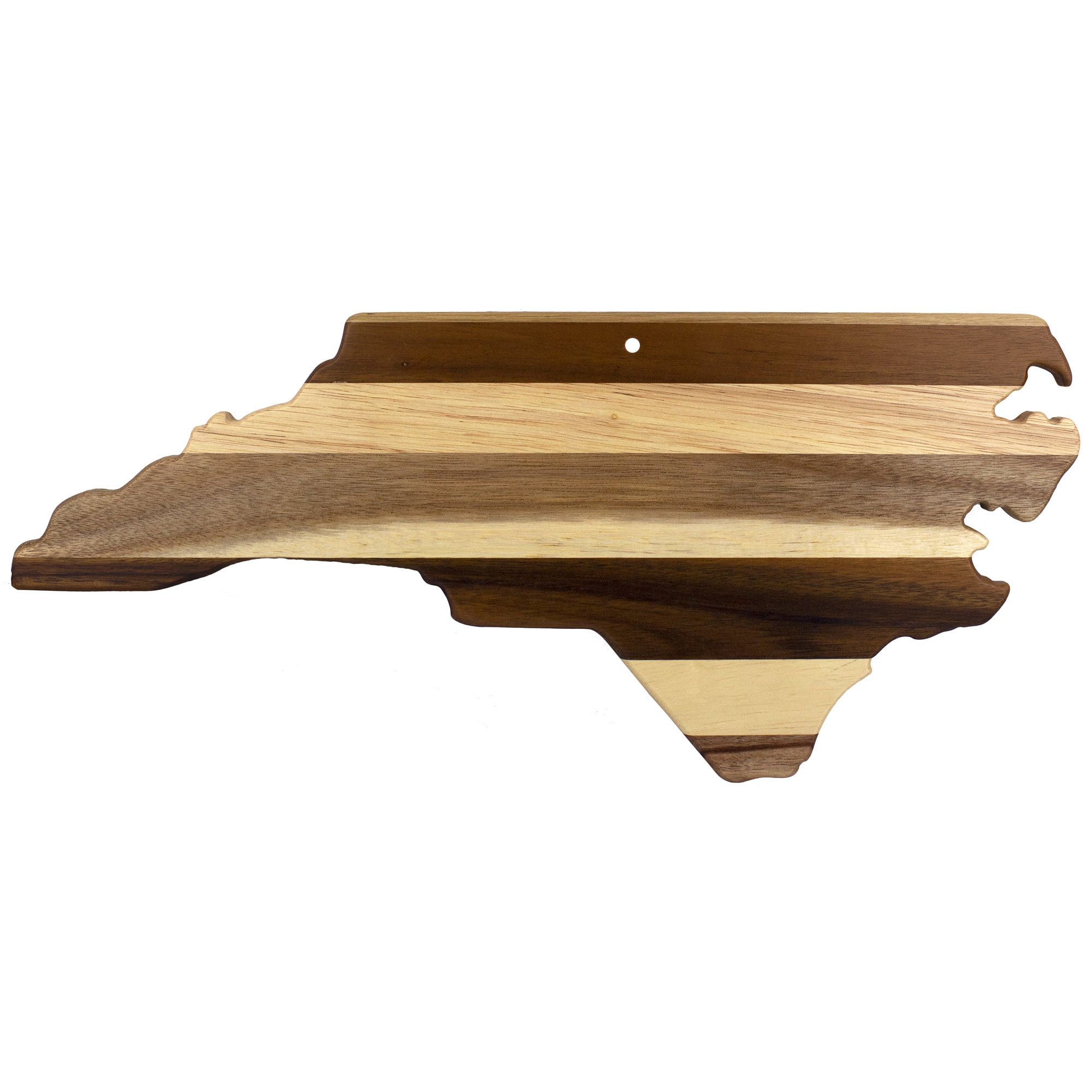 Rock & Branch® Shiplap Series North Carolina State Shaped Wood Serving and Cutting Board 6