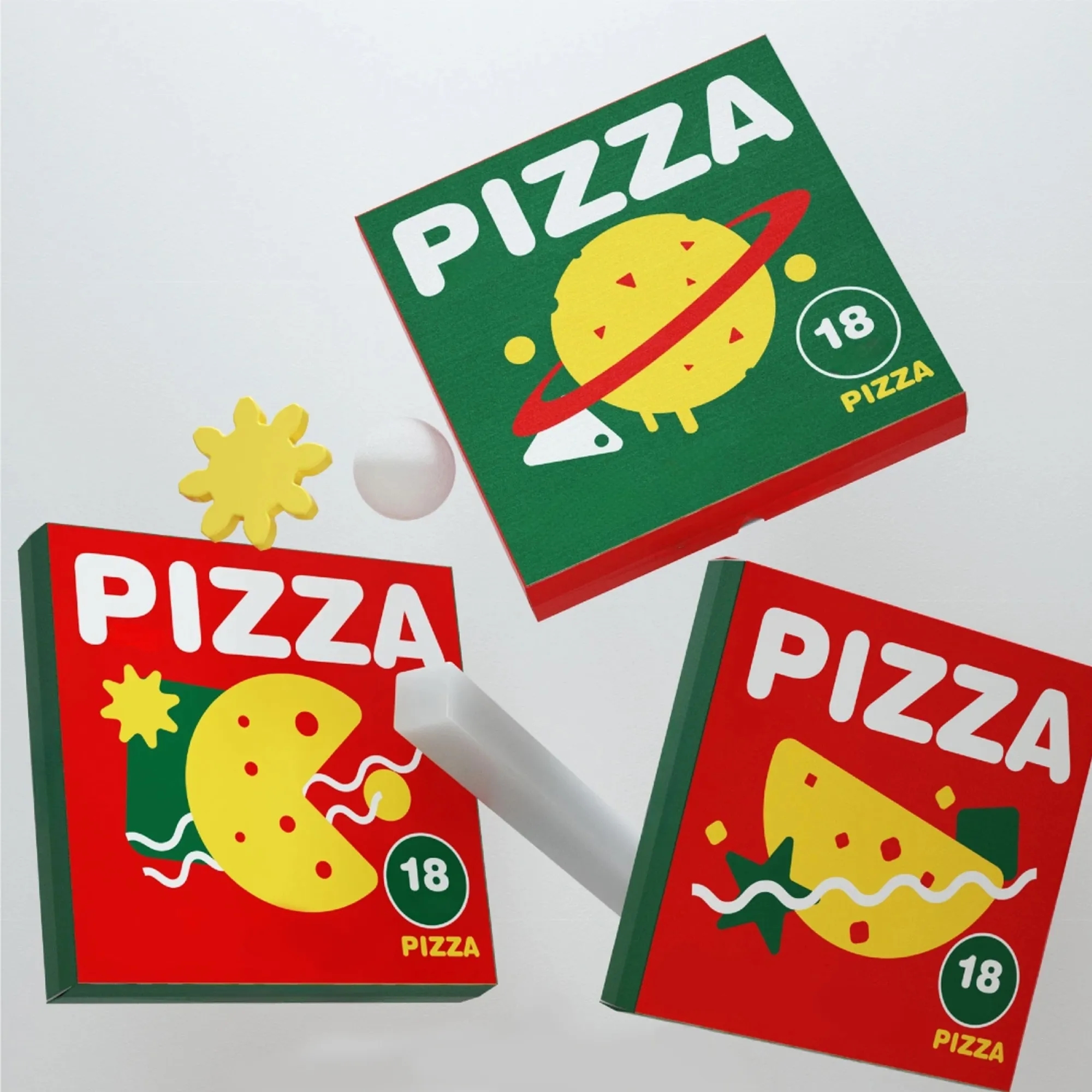 Pizza Packing Boxes 3