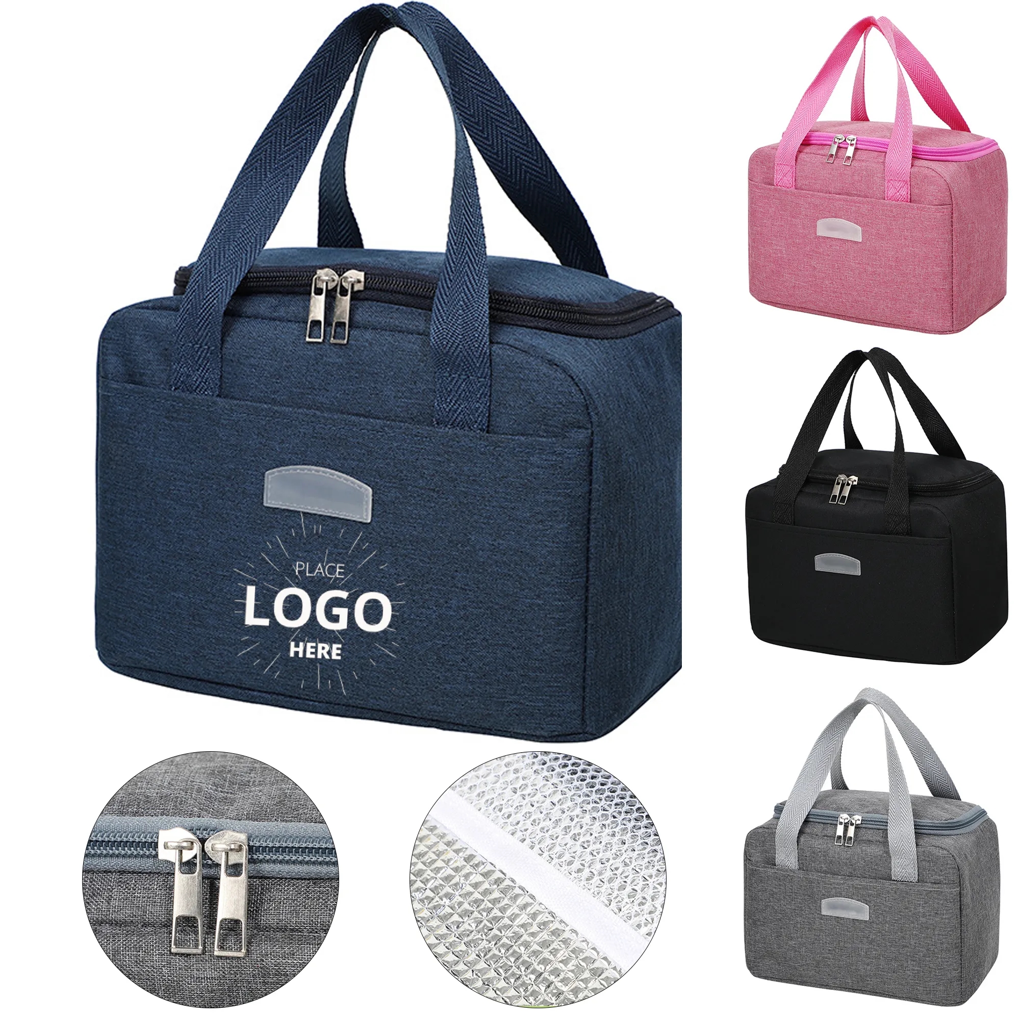 Square Lunch Tote Bag 4