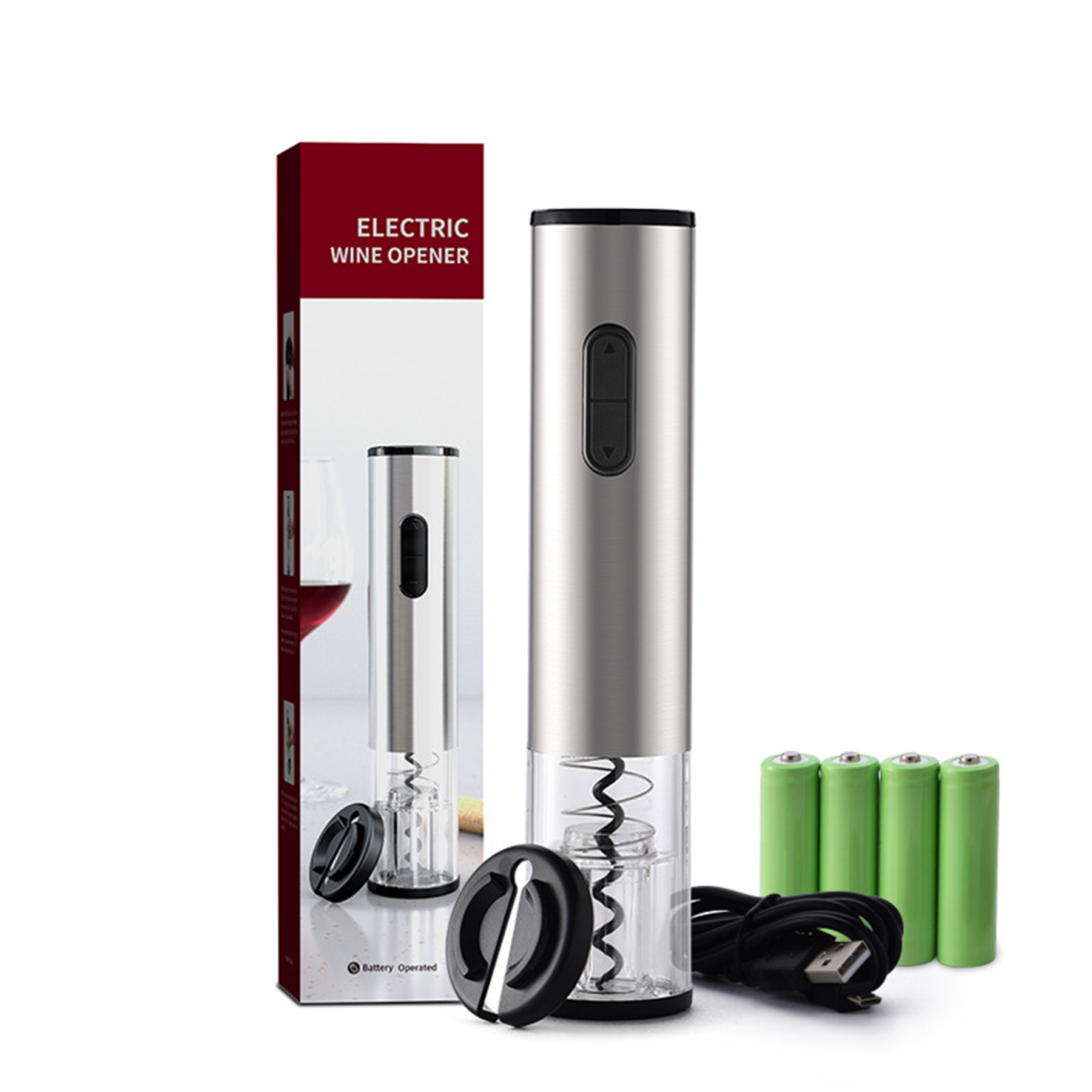 Electric Wine Opener And A Cutter 3