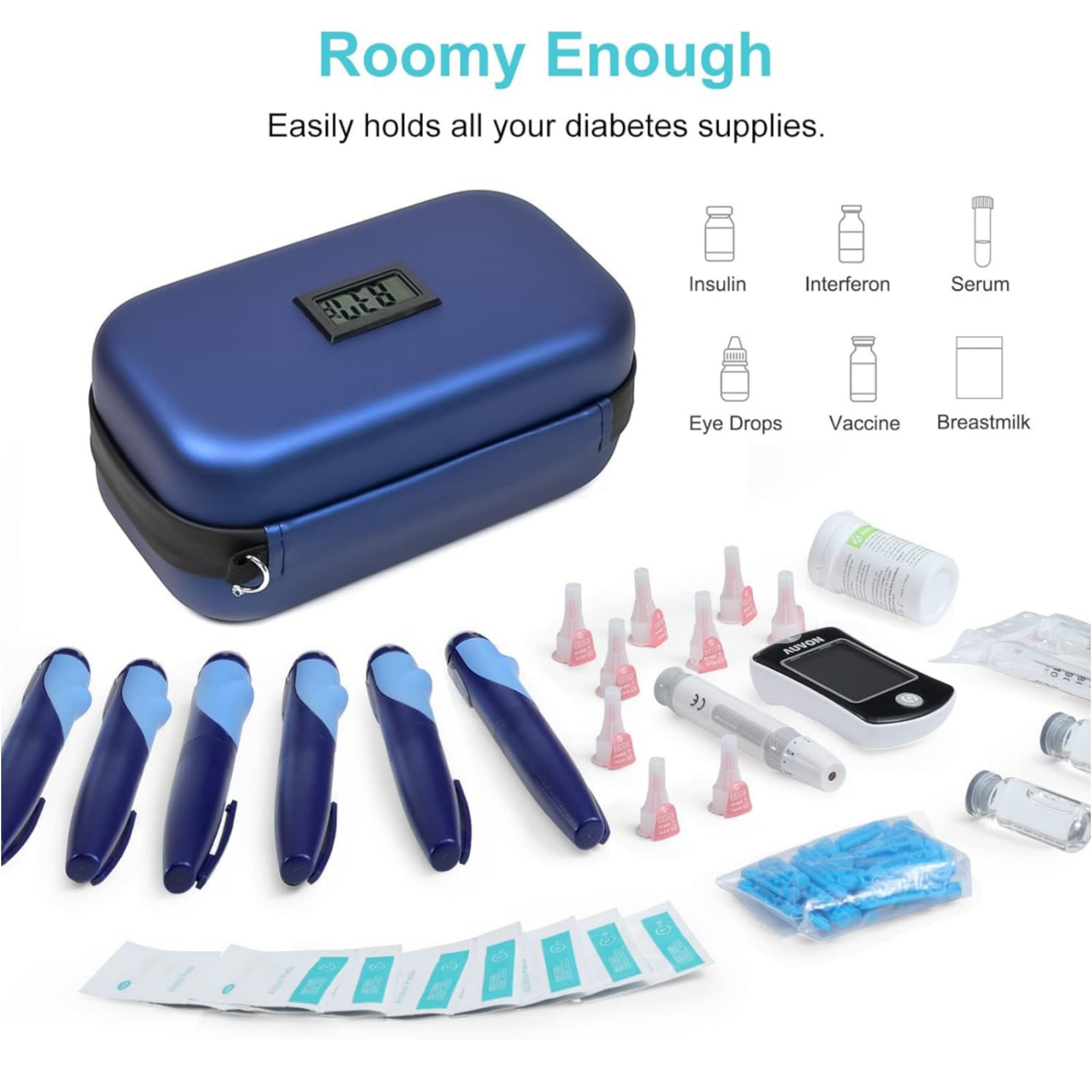 Insulin Cooler Travel Case with LCD Digital Display 4