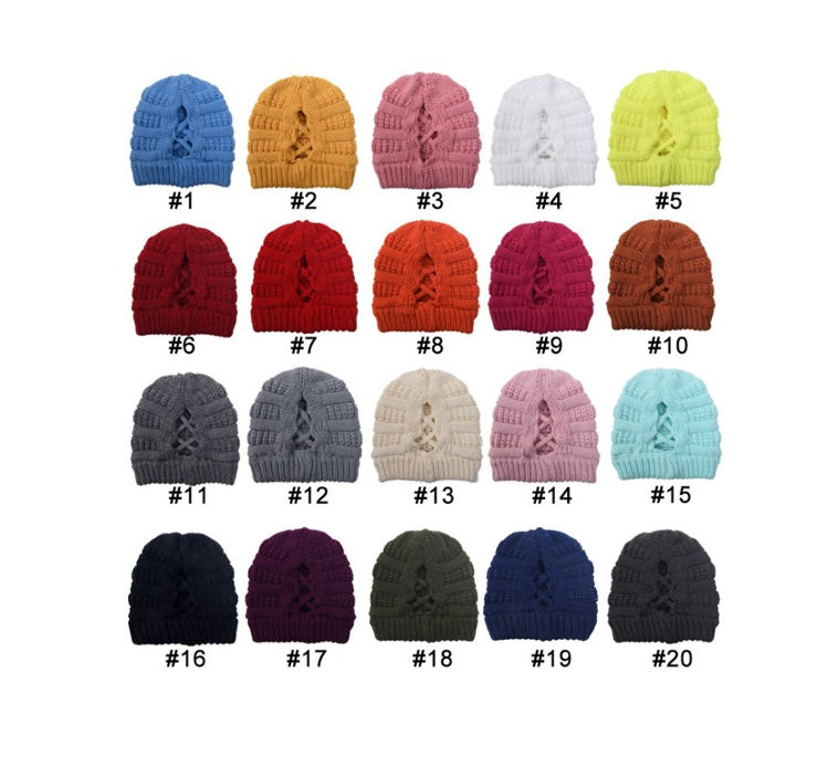 Criss Cross Beanie Cap 3