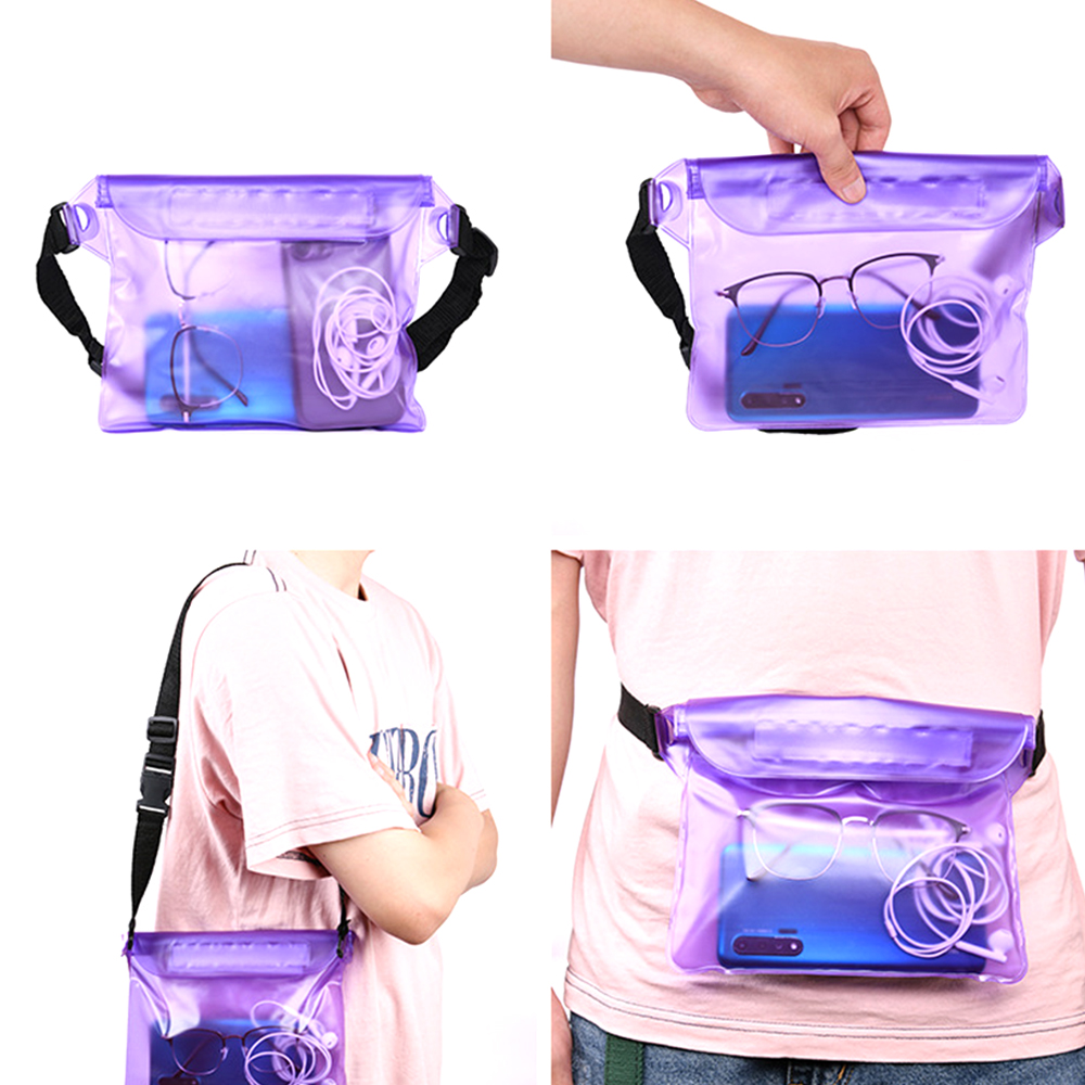 PVC waterproof waist bag sports phone pouch 5