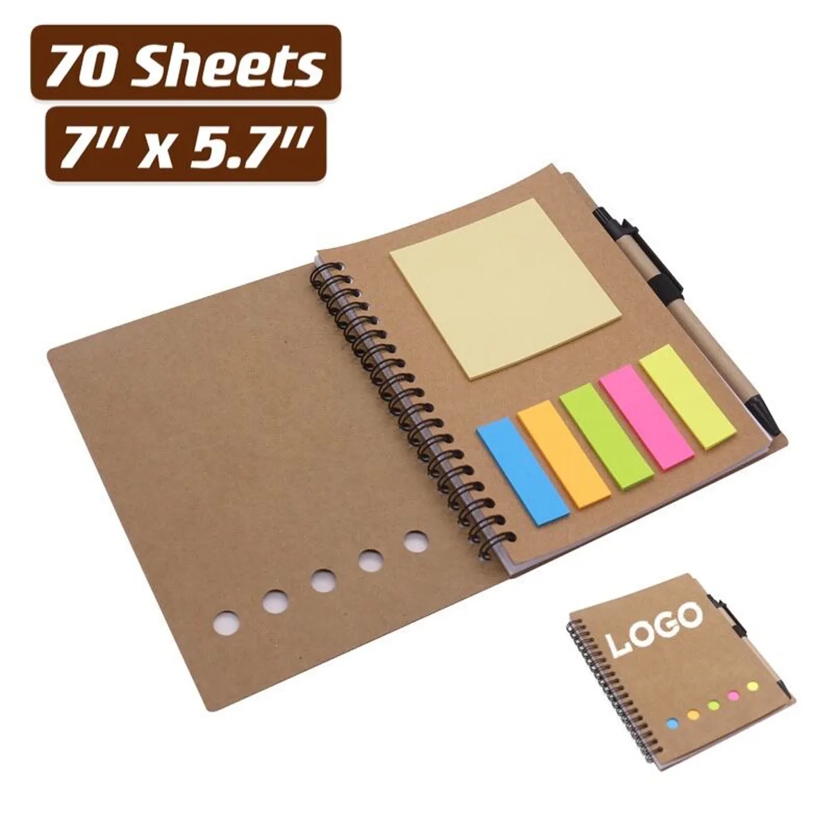 Spiral Notebook with Page Marker 3