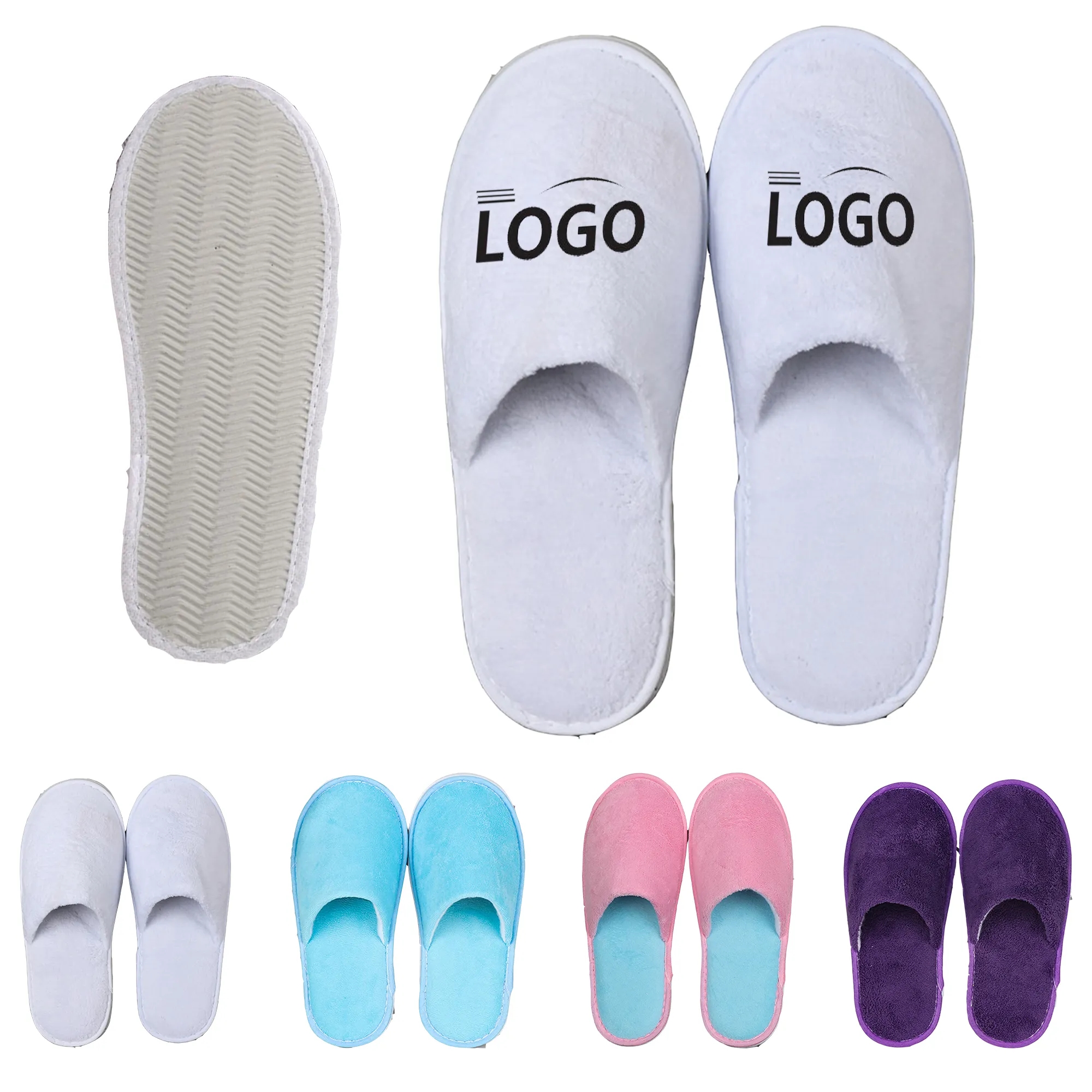Disposable Closed Toe Slippers 2