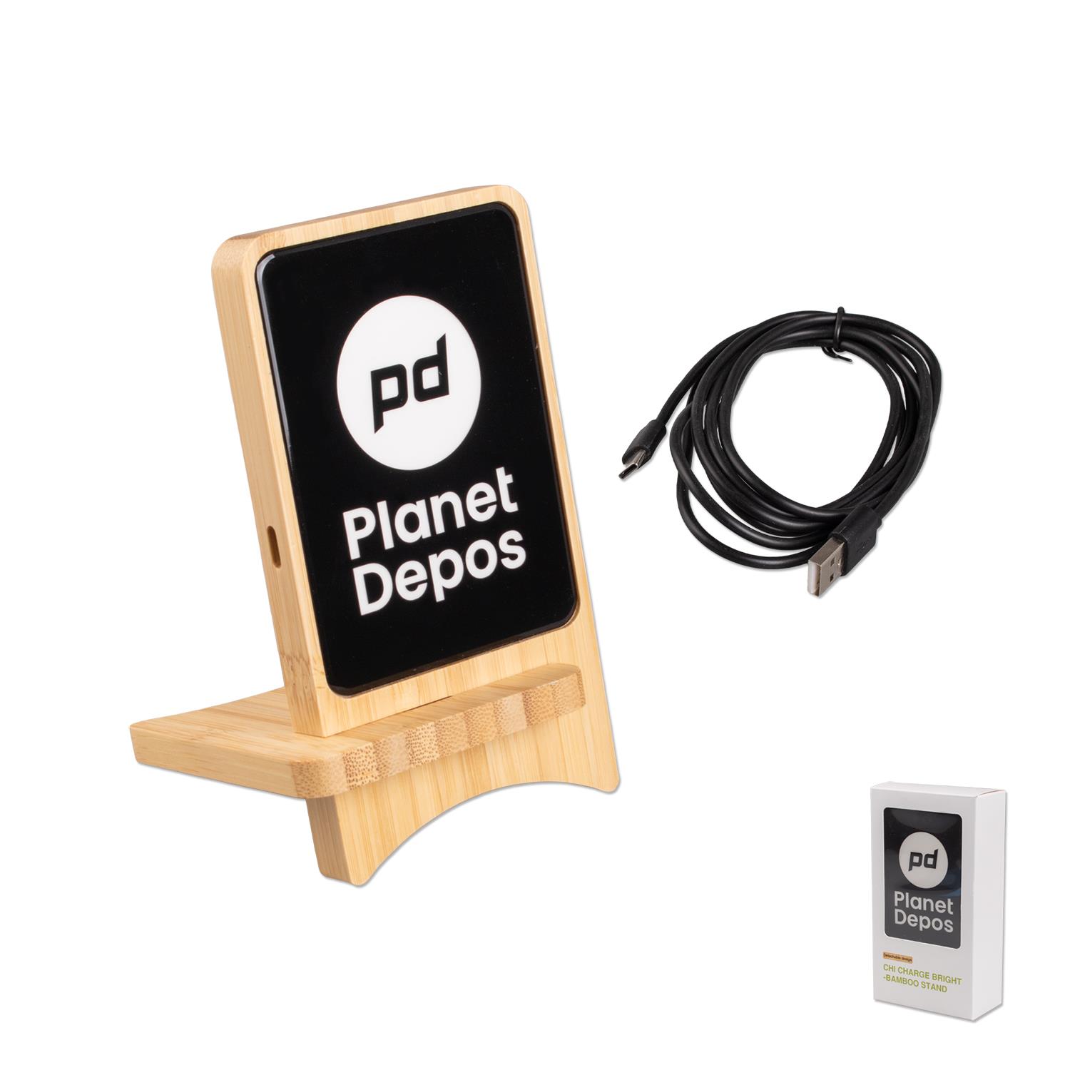 Chi Charge Bright- Bamboo Stand