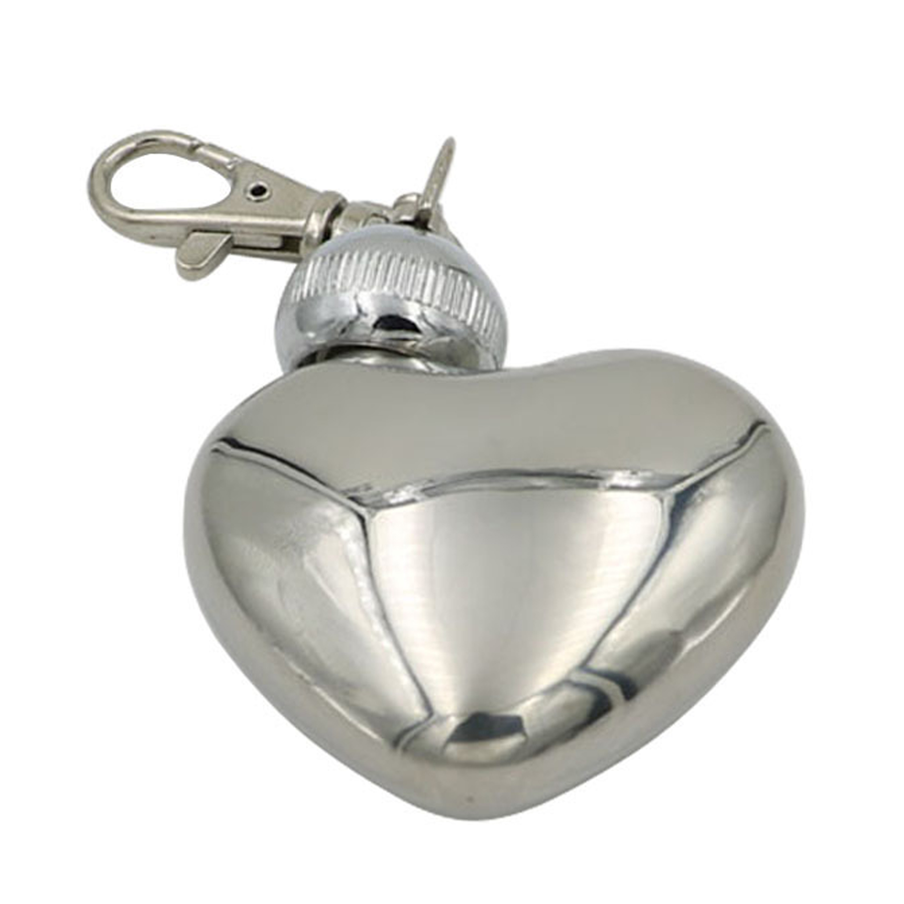 1oz Heart Shaped Pocket Flask 6