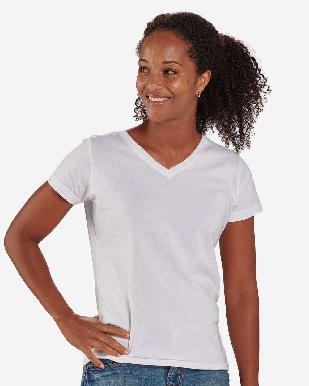 Women's V-Neck T-Shirt - BW2201 18