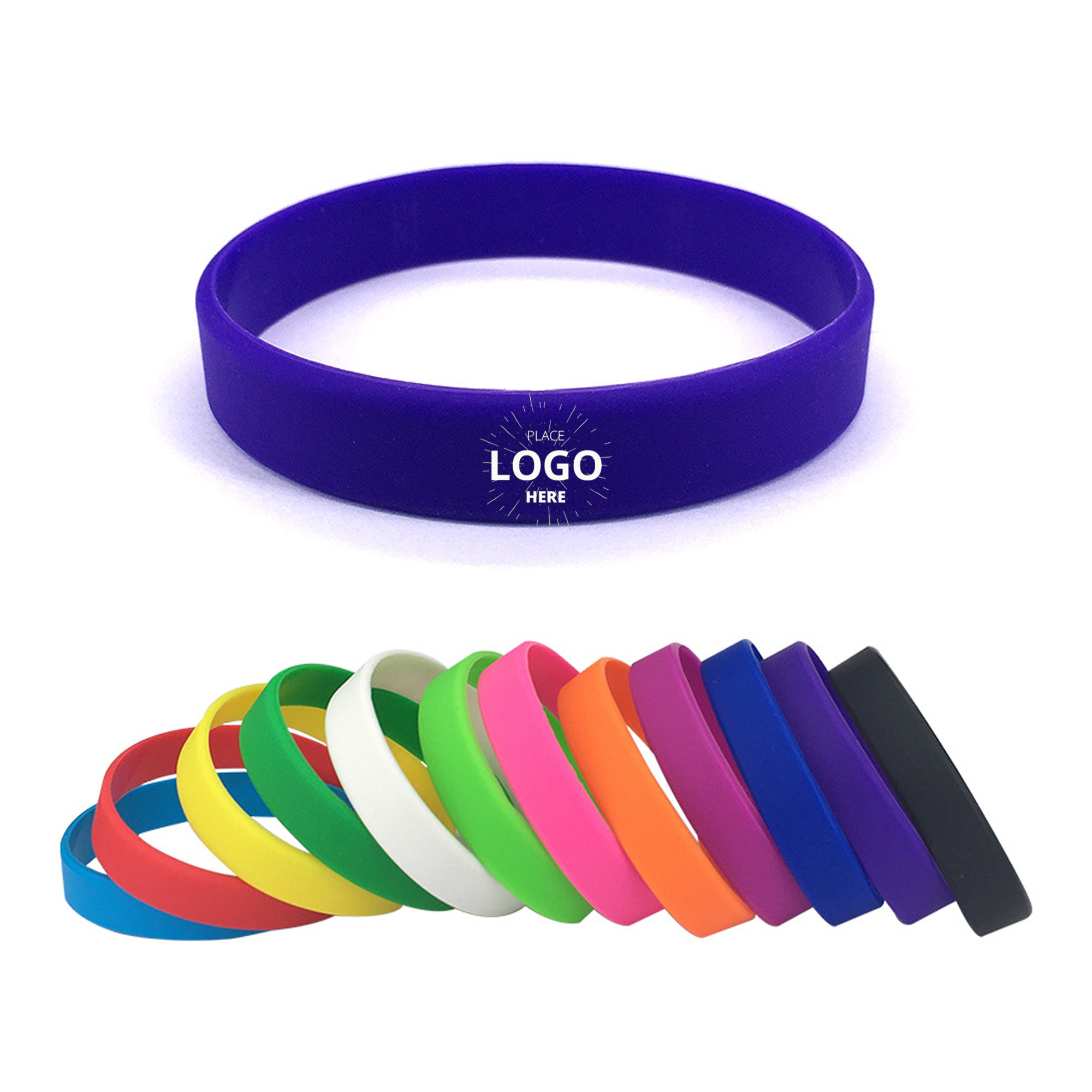 Debossed Silicone Wristband Bracelet 2
