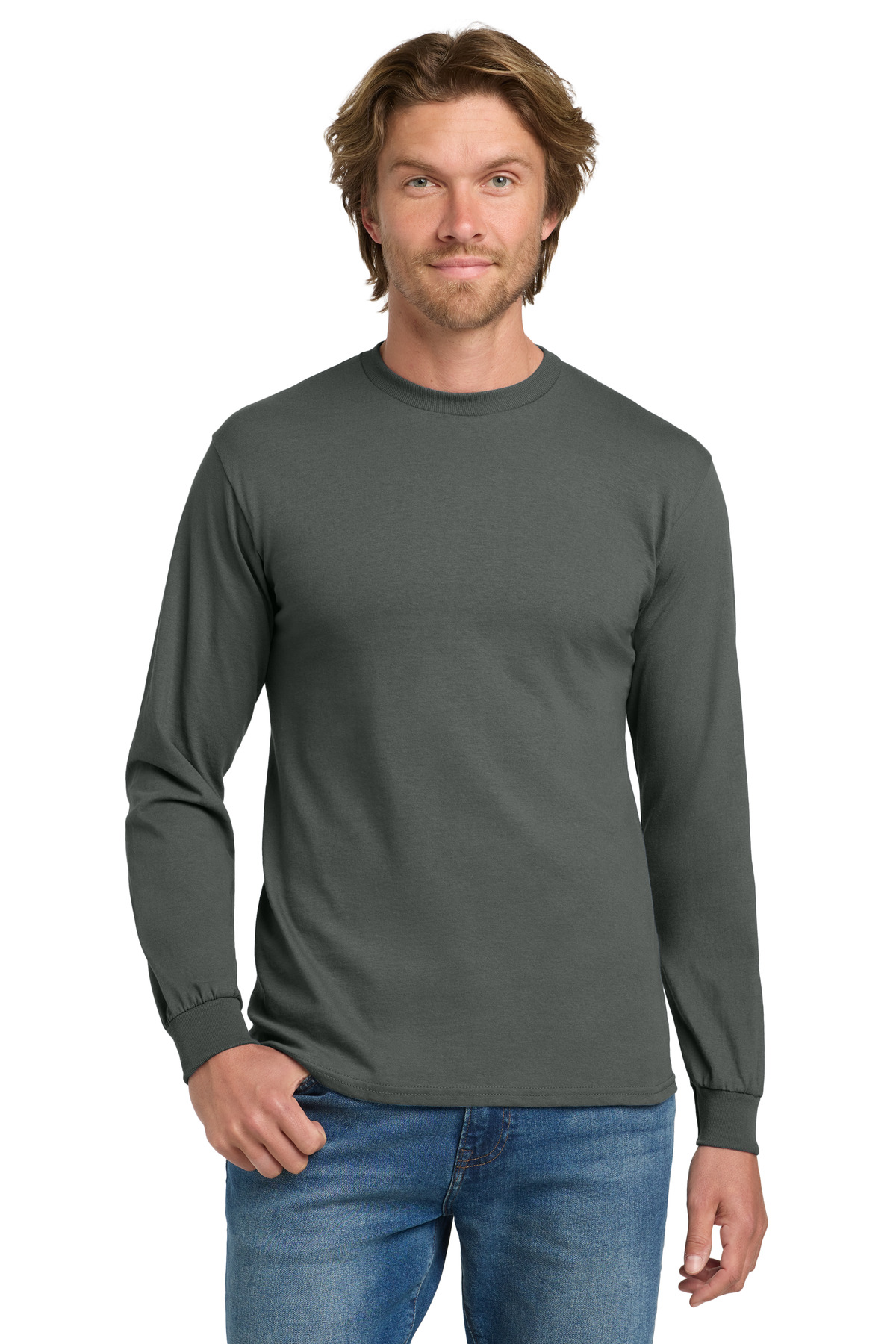 Gildan - Heavy Cotton 100% Cotton Long Sleeve T-Shirt. 5400 210