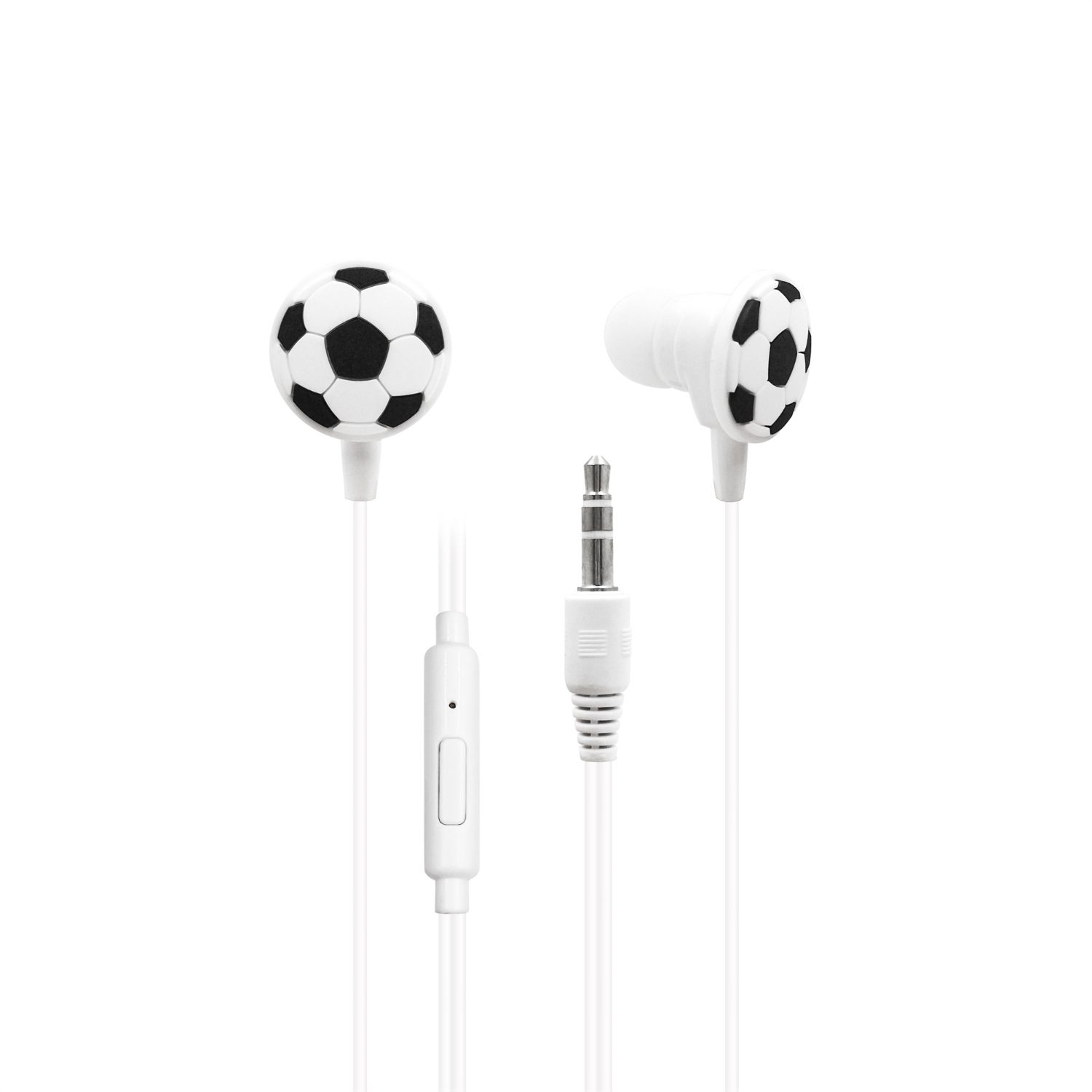 Soccer Style Wired Earbuds w/ Custom Imprint 3
