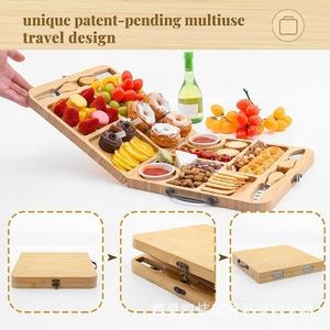 Foldable Cheese Board Knife Set 4